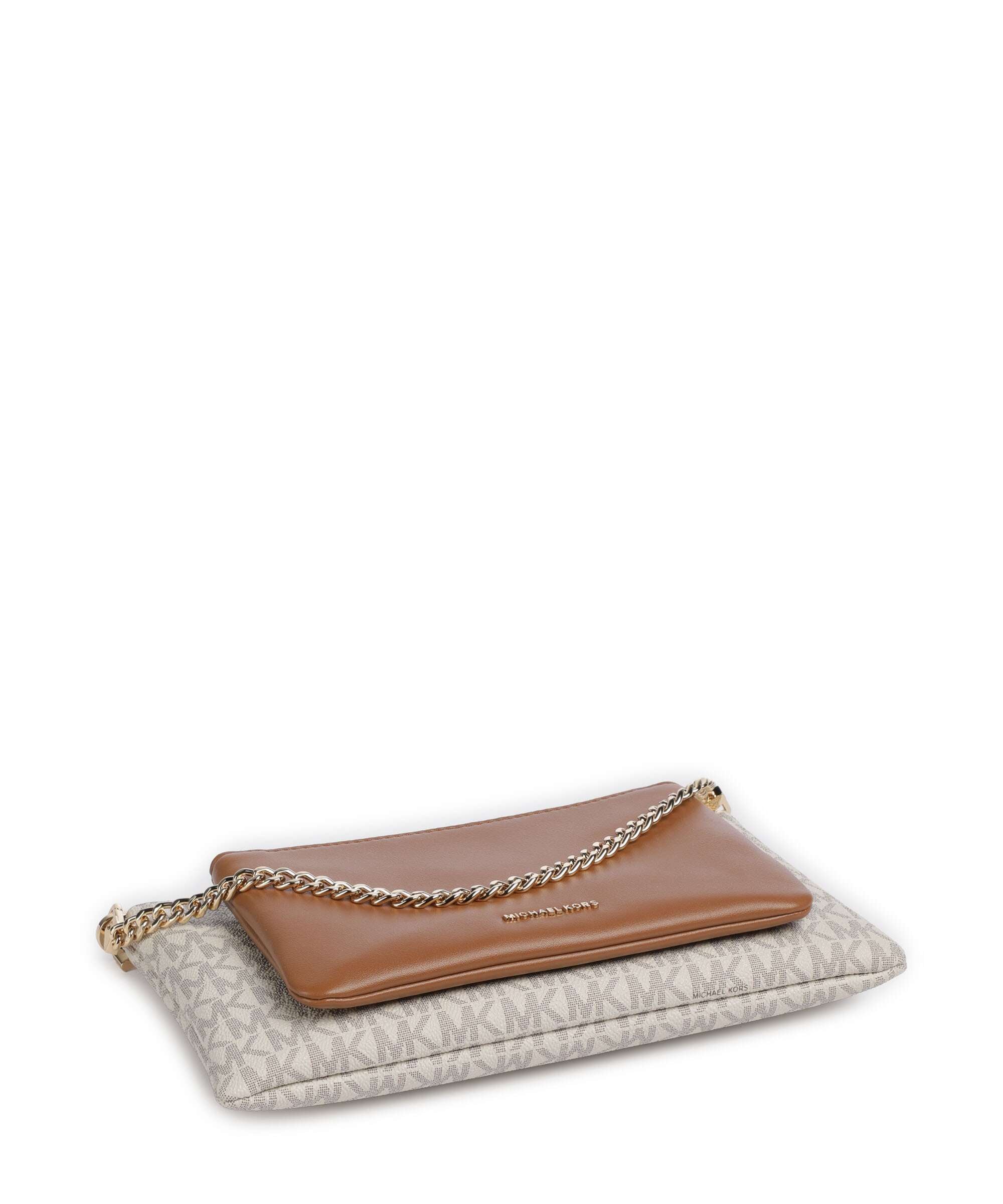 Michael Kors Jet Set Crossbody tas vanilla/acorn - Image 5