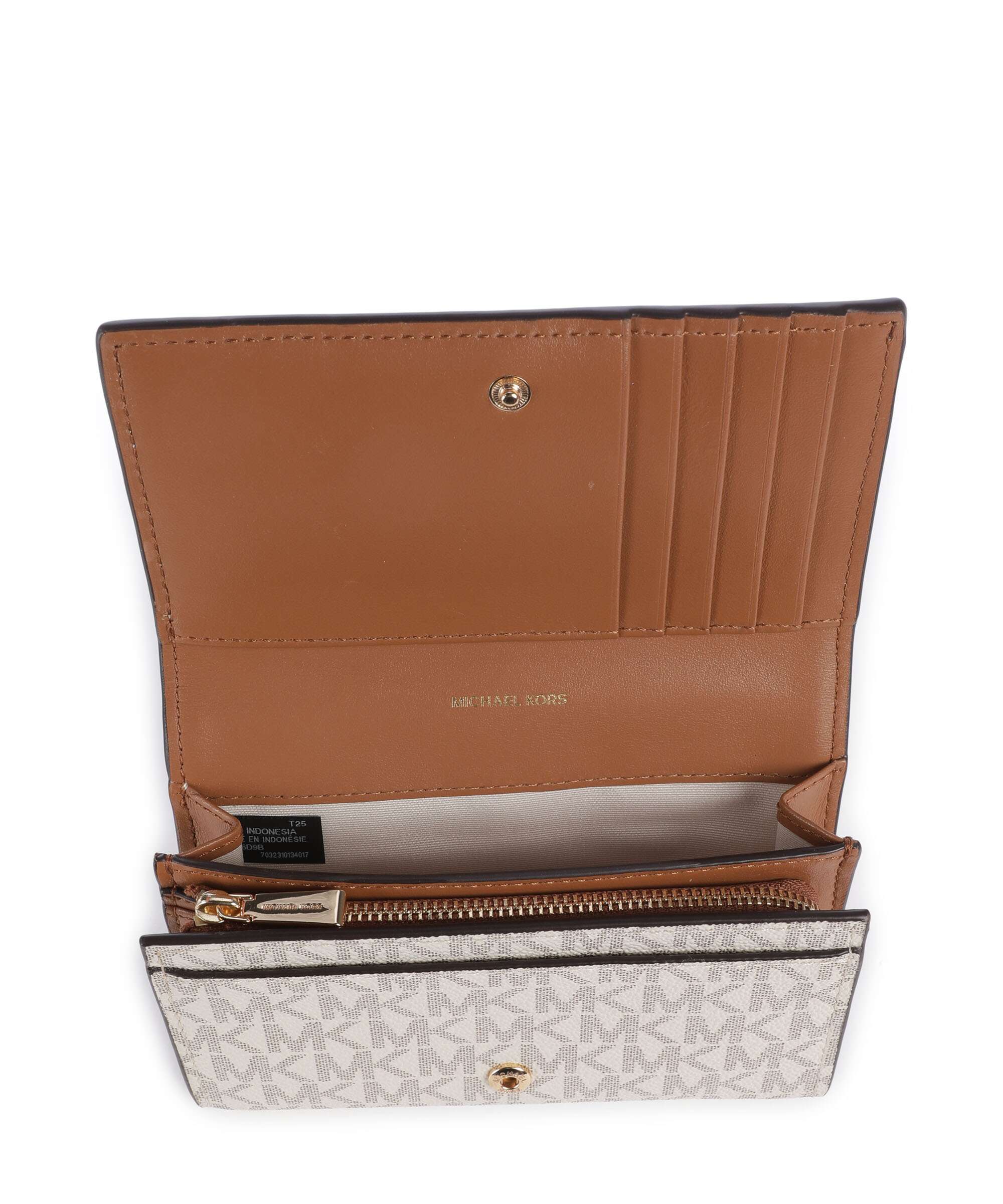 Michael Kors Jet Set Portemonnee vanilla/acorn - Image 2