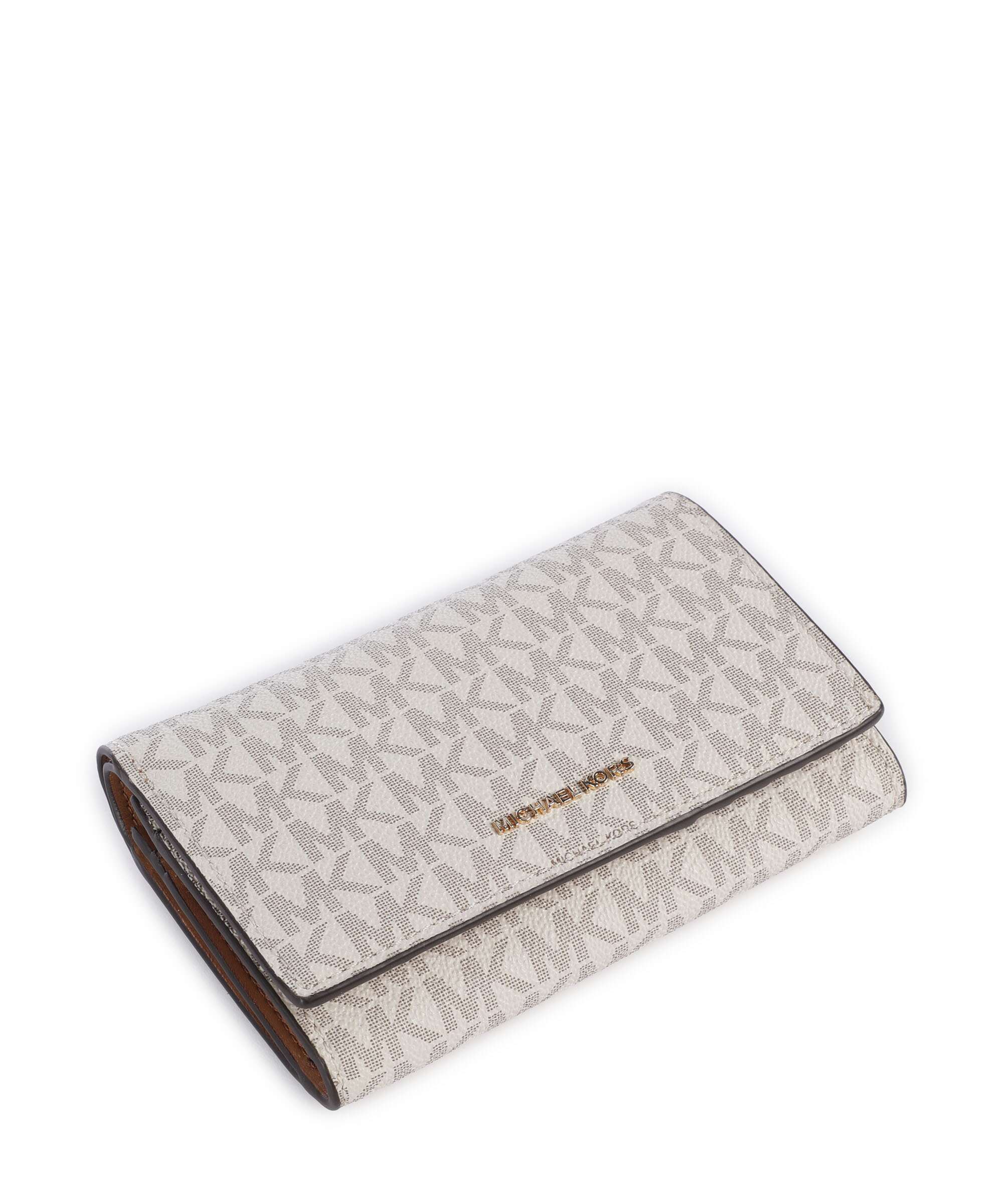 Michael Kors Jet Set Portemonnee vanilla/acorn - Image 4