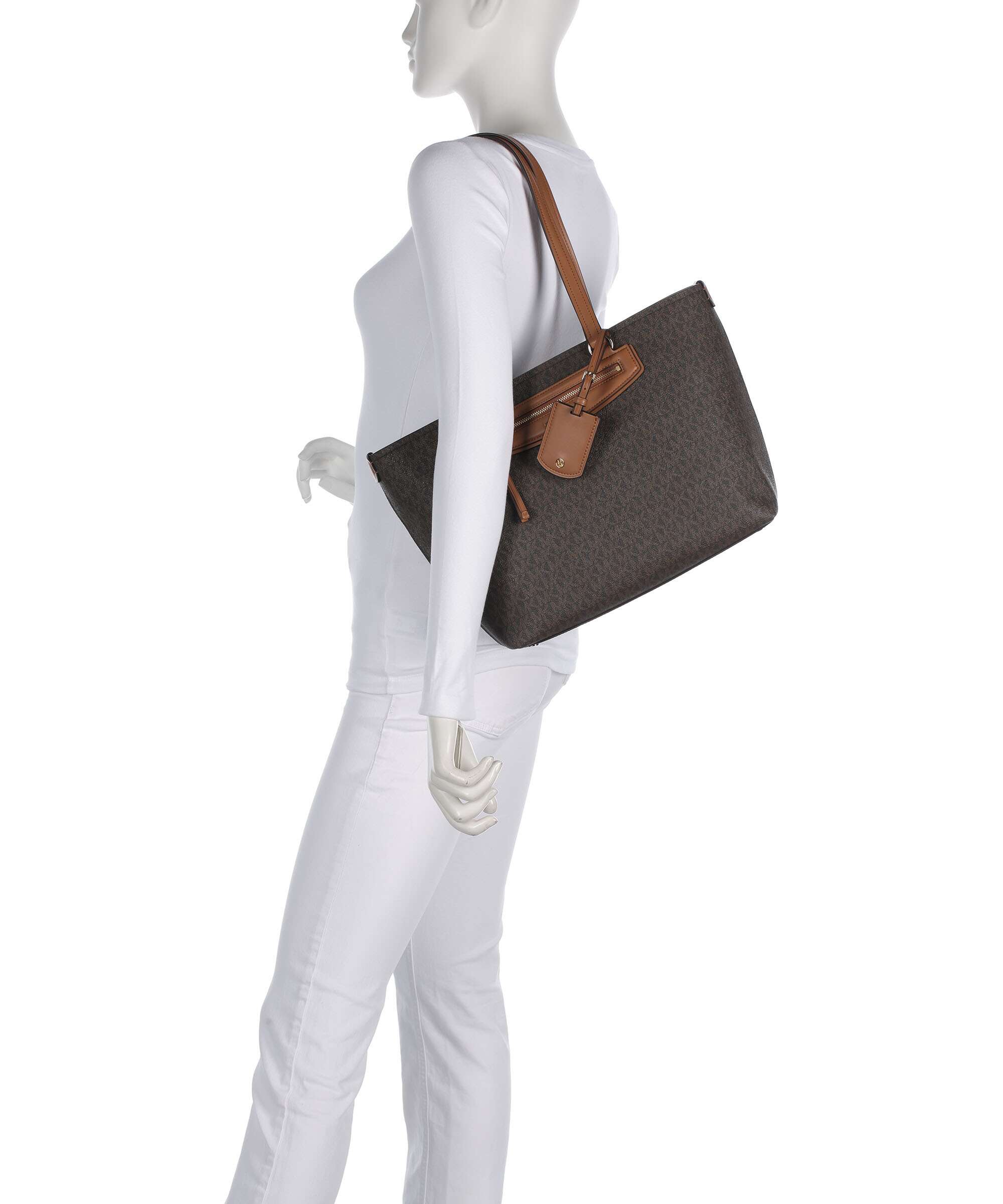 Michael Kors Jet Set Travel Medium Boodschappentas brown/acorn - Image 3
