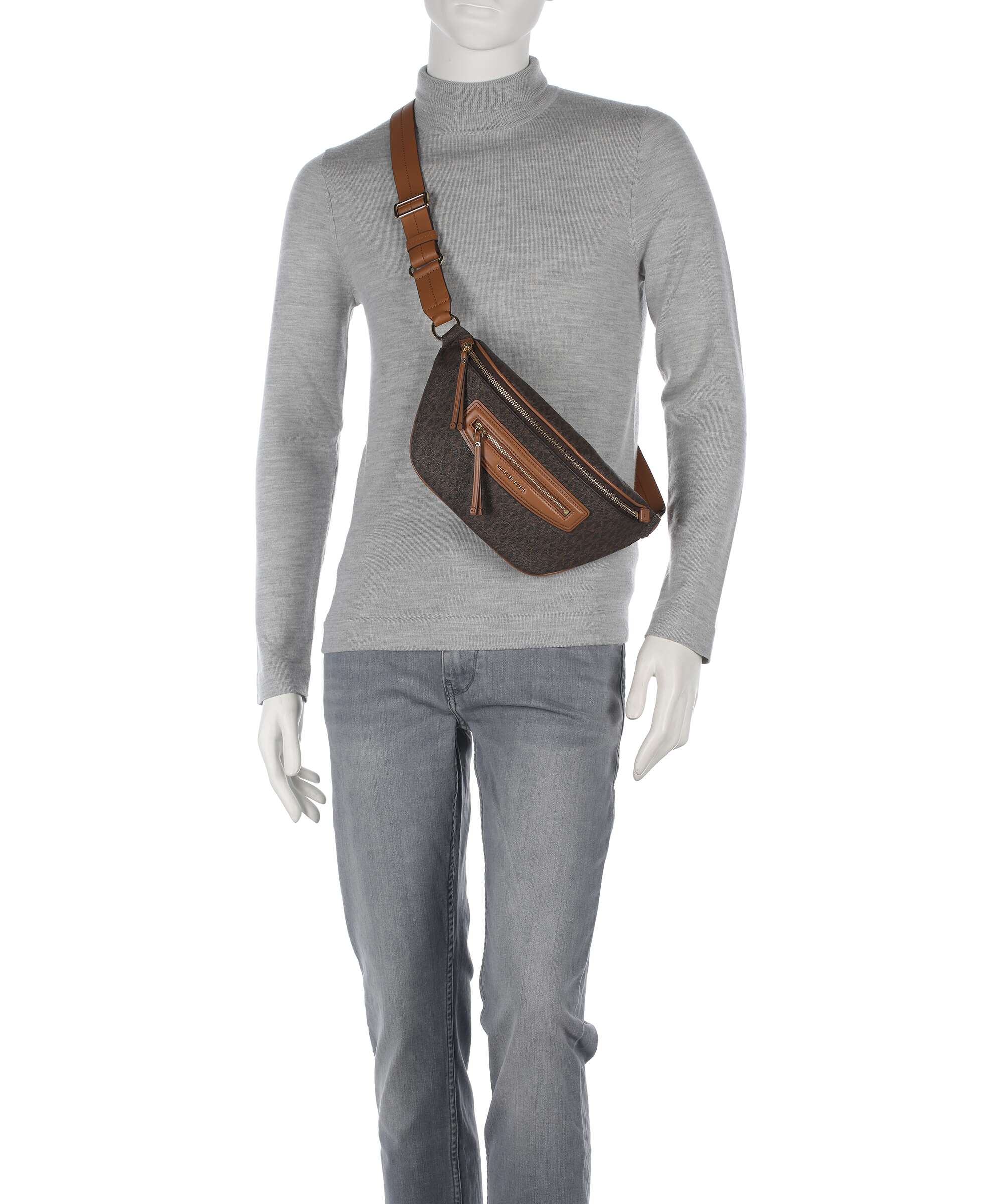 Michael Kors Jet Set Travel Medium Heuptas brown/acorn - Image 4