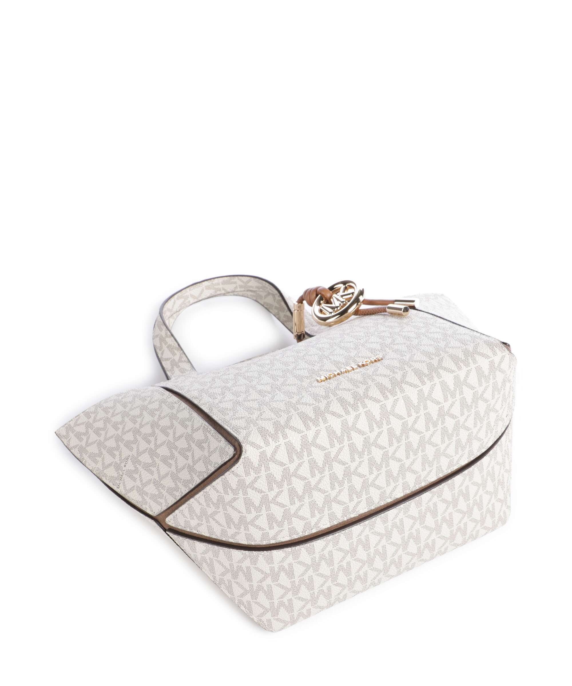 Michael Kors Jordi Small Handtas vanilla/acorn - Image 5