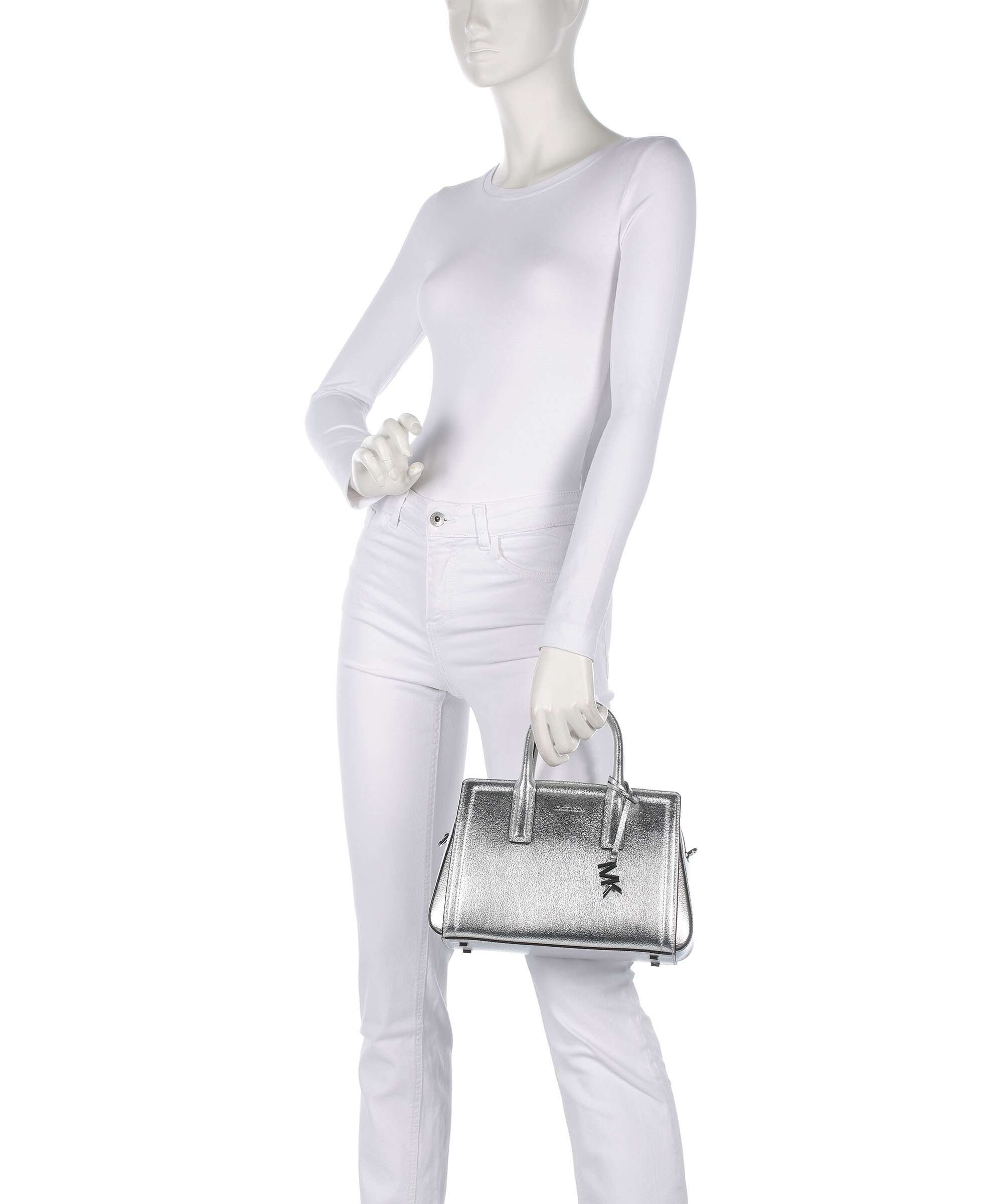 Michael Kors Laila Handtas silver - Image 3