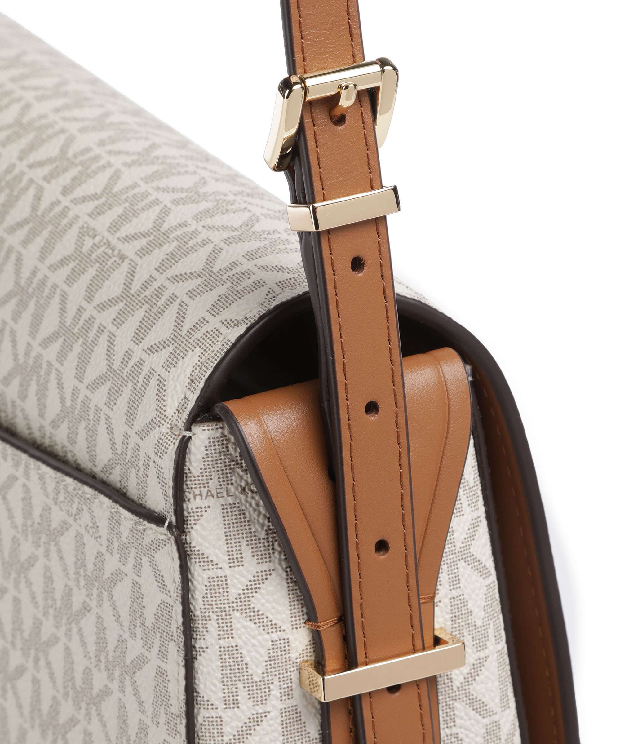 Michael Kors Lydia Schoudertas vanilla/acorn - Image 4