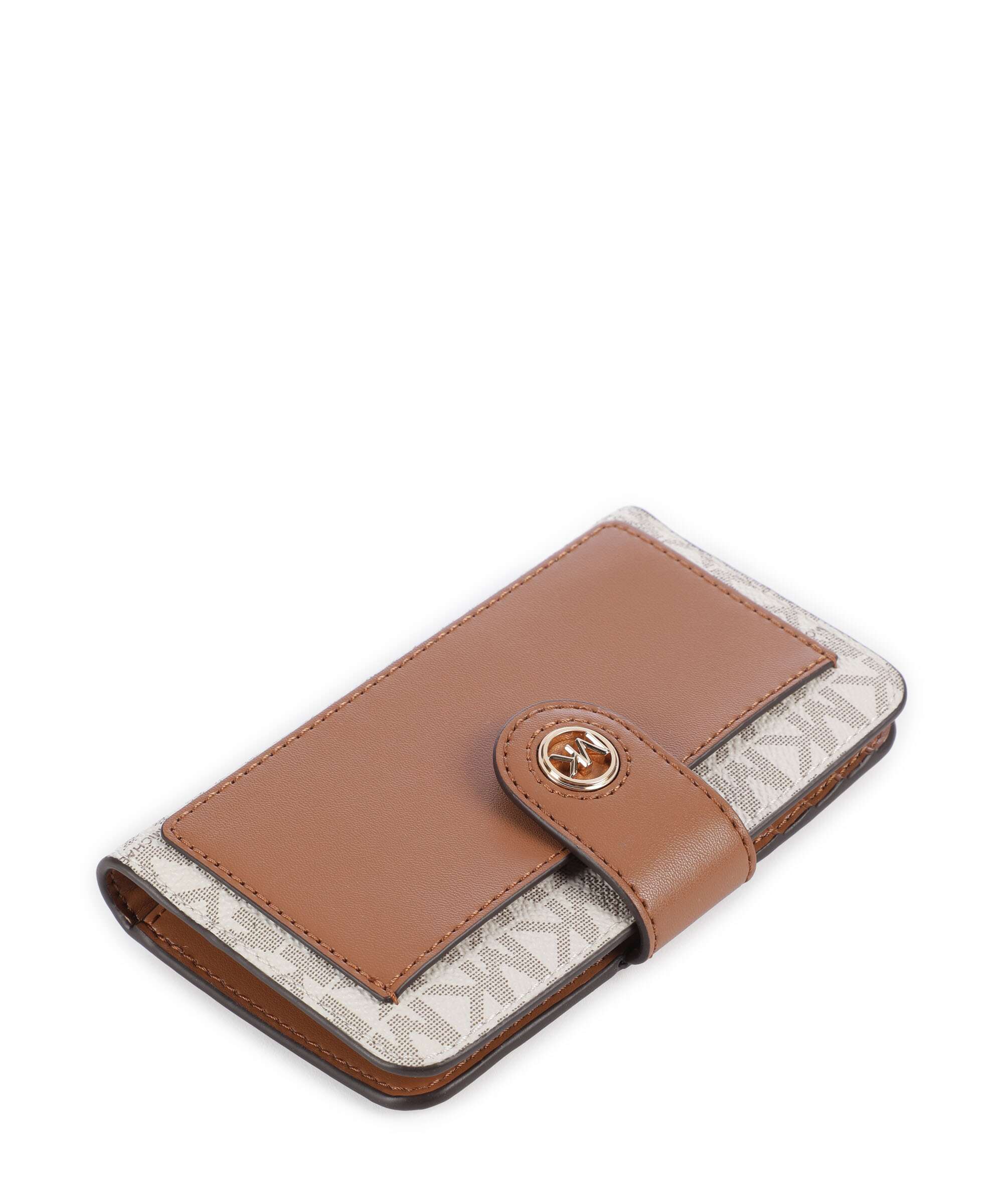 Michael Kors MK Charm Portemonnee vanilla/acorn - Image 4