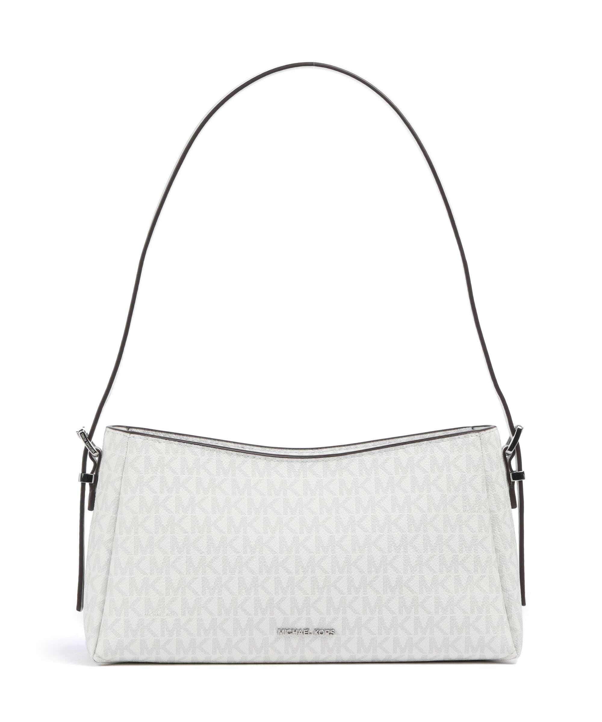 Michael Kors Moore Schoudertas optic white/alluminium