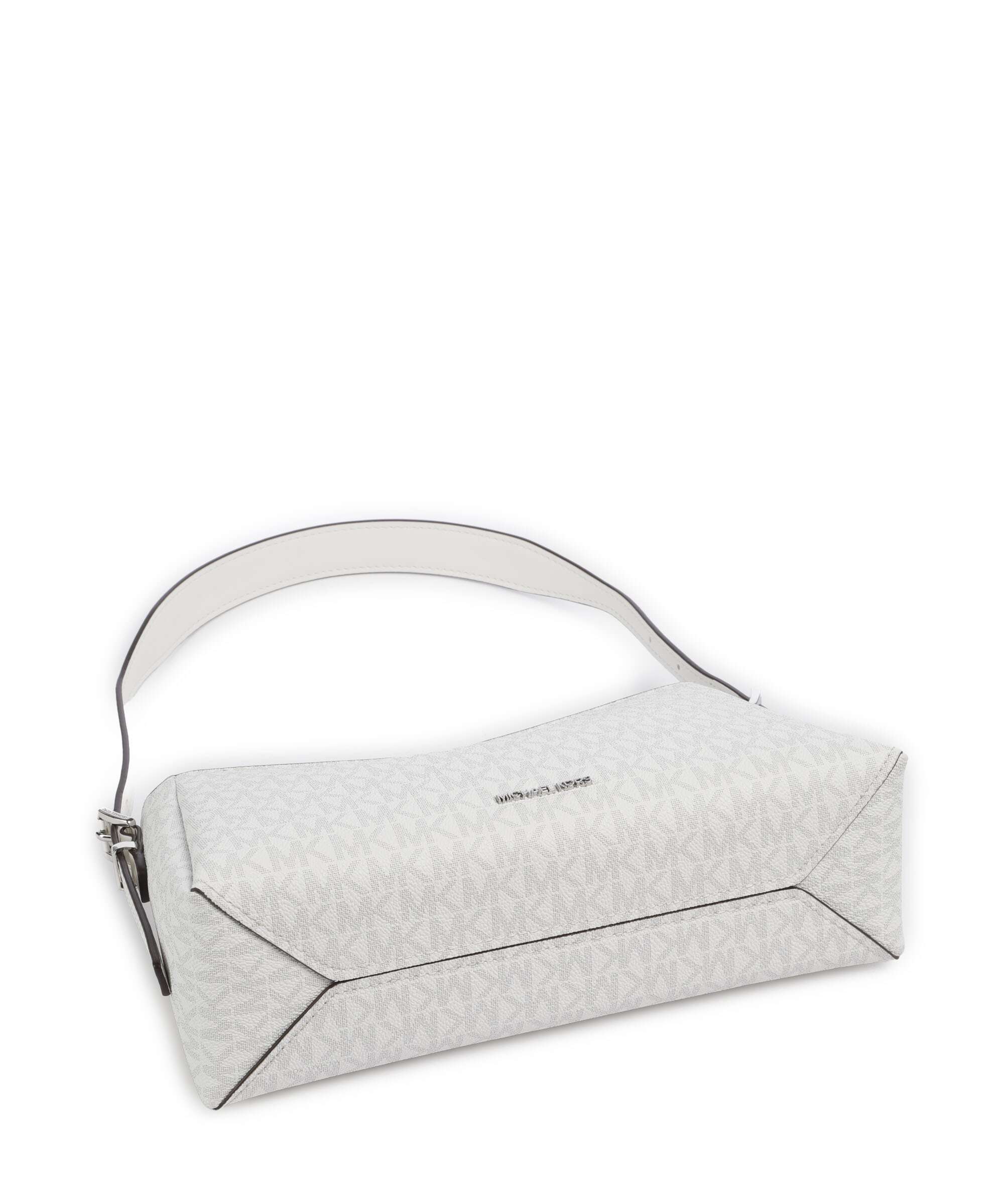 Michael Kors Moore Schoudertas optic white/alluminium - Image 5