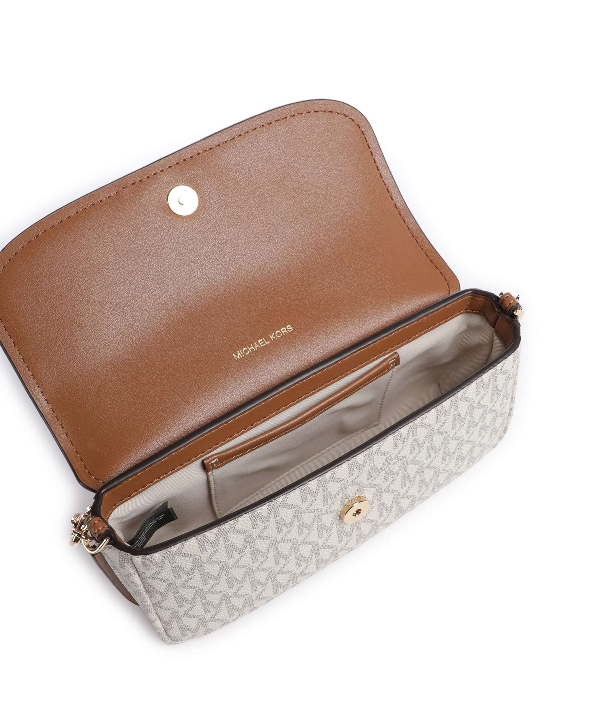 Michael Kors Nolita Small Crossbody tas vanilla/acrn - Image 6