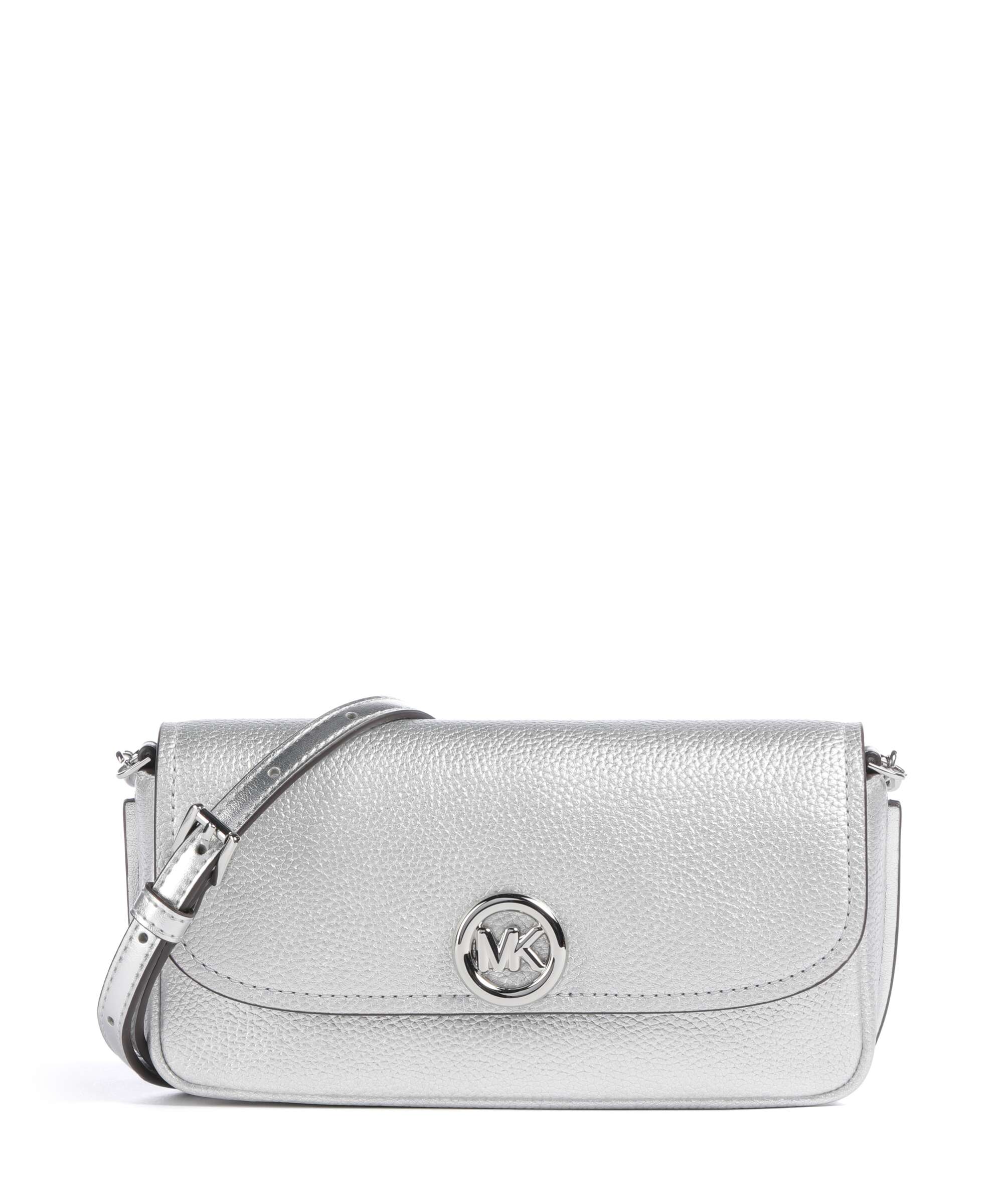Michael Kors Nolita Small Crossbody tas silver