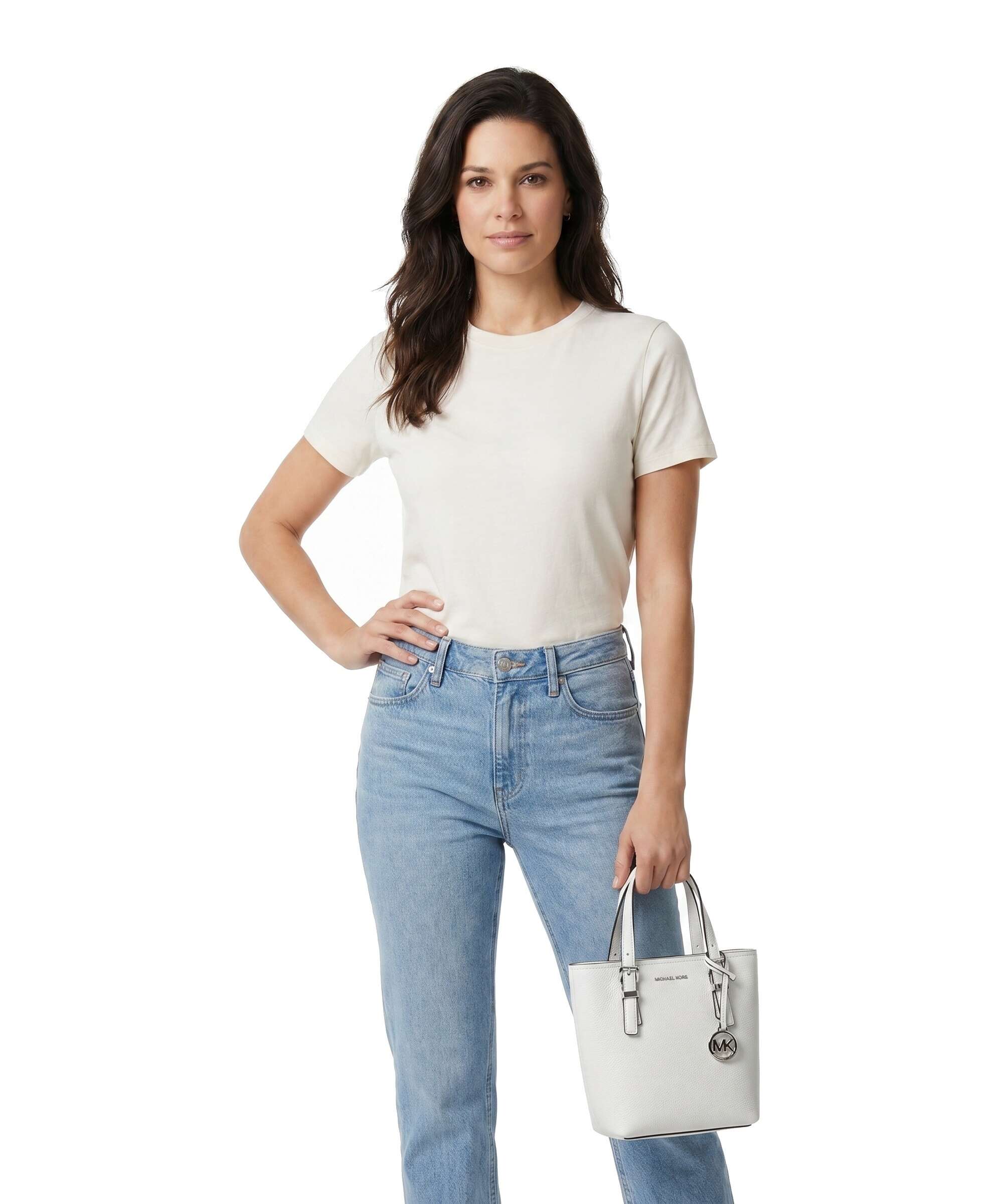 Michael Kors Quinn XS Handtas optic white - Image 3