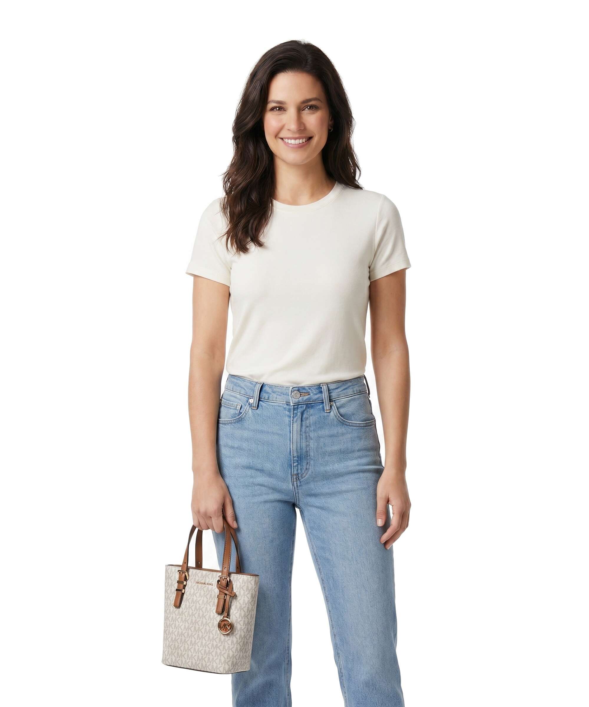 Michael Kors Quinn XS Handtas vanilla/acrn - Image 3