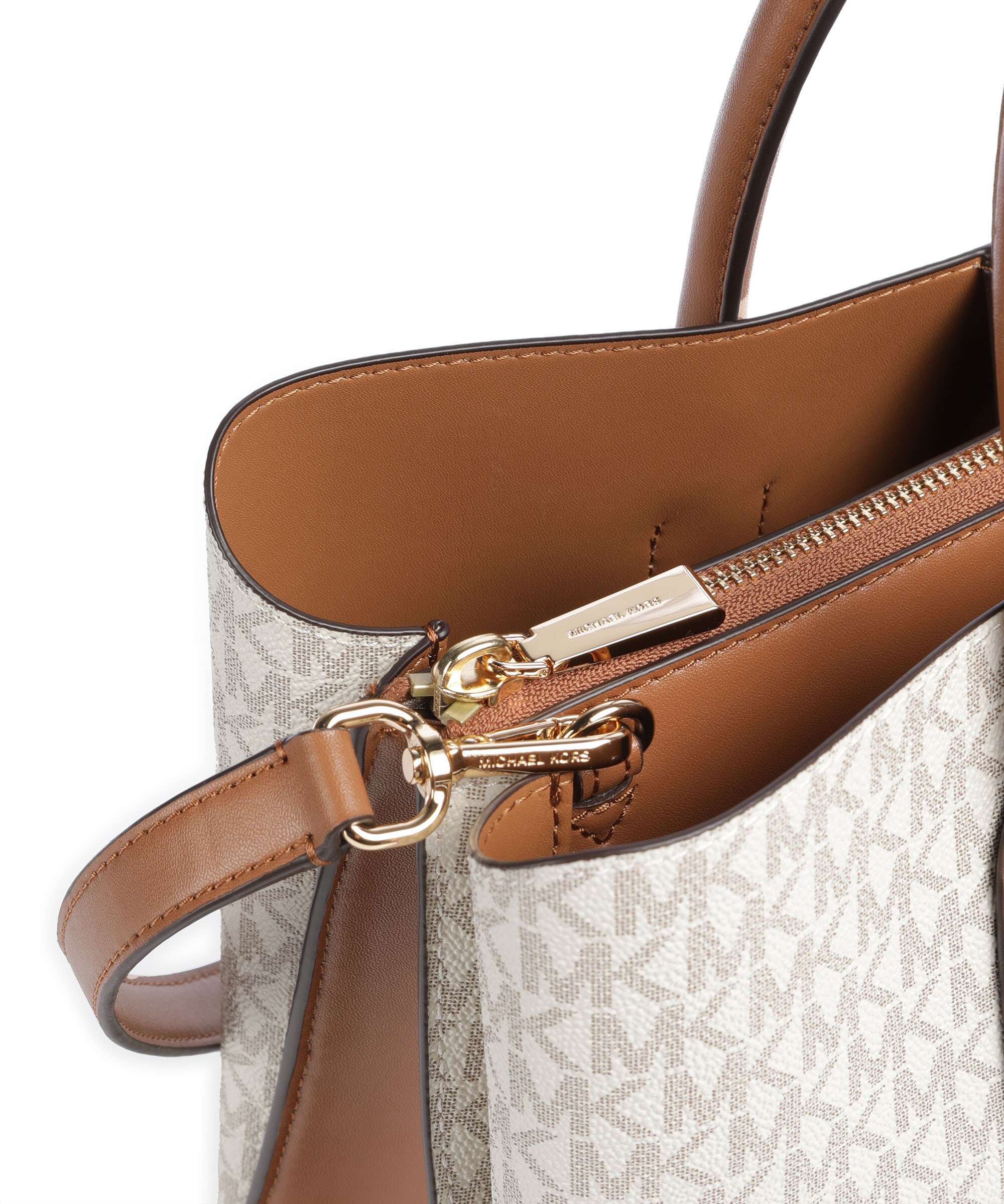 Michael Kors Ruthie Handtas vanilla/acorn - Image 4