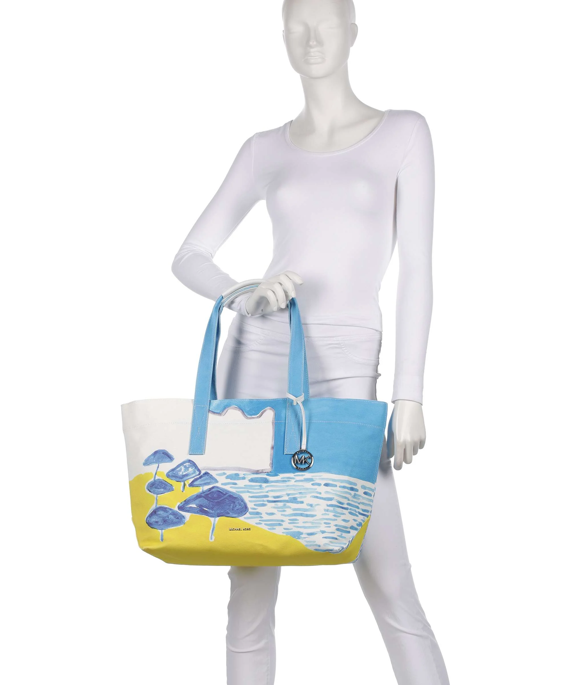 Michael Kors The Michael Bag Boodschappentas milos blue - Image 3