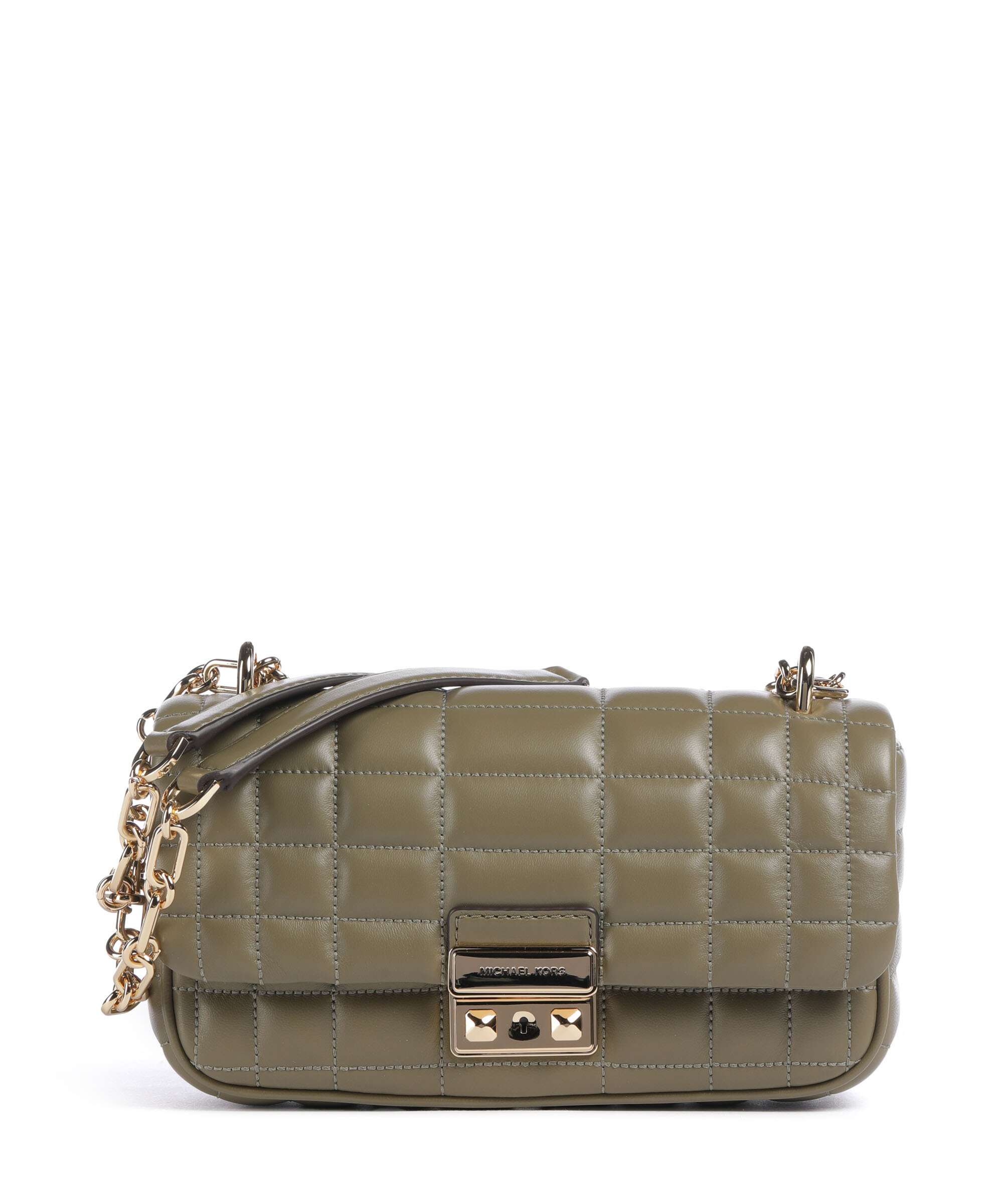 Michael Kors Tribeca Schoudertas safari green