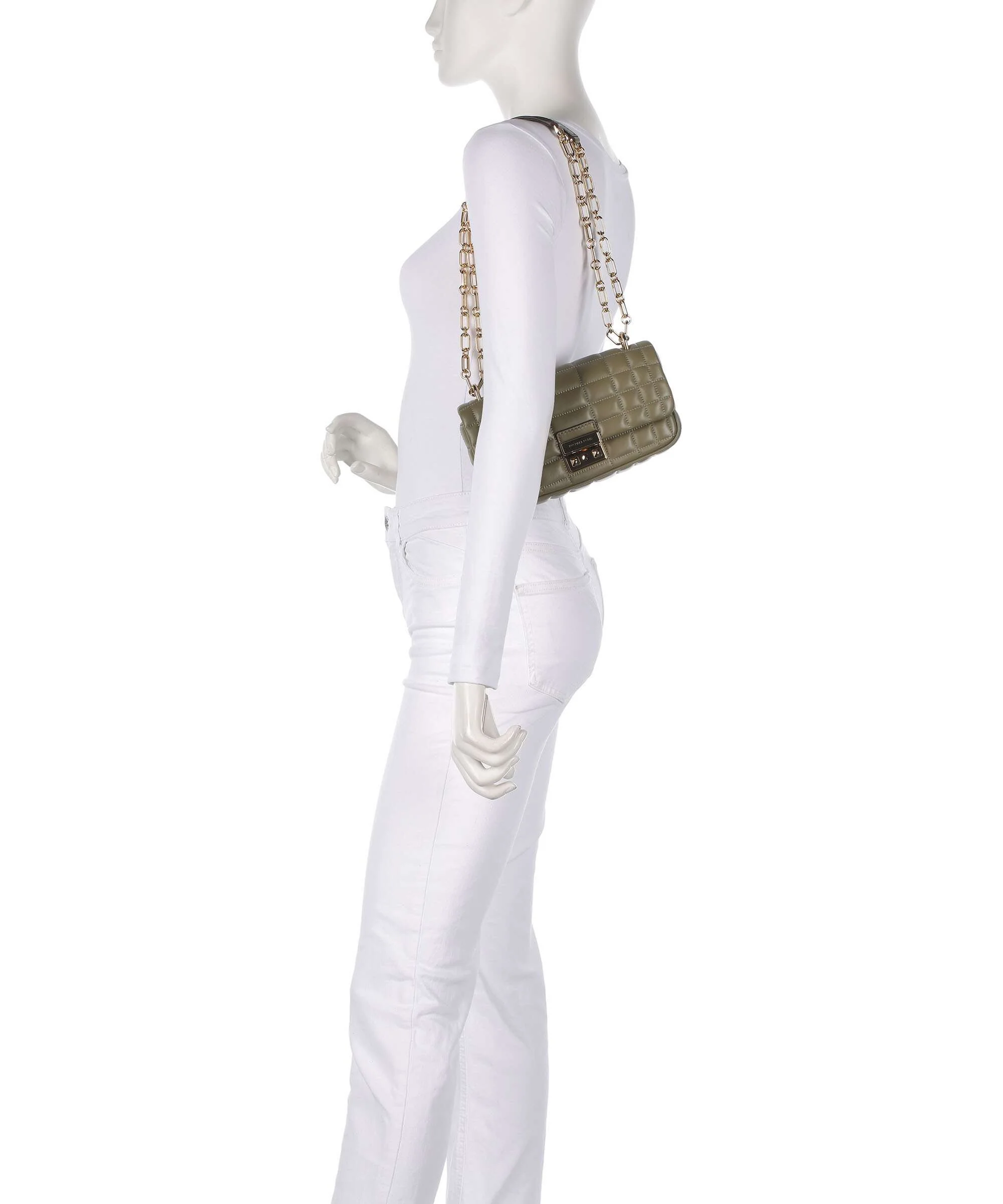 Michael Kors Tribeca Schoudertas safari green - Image 3