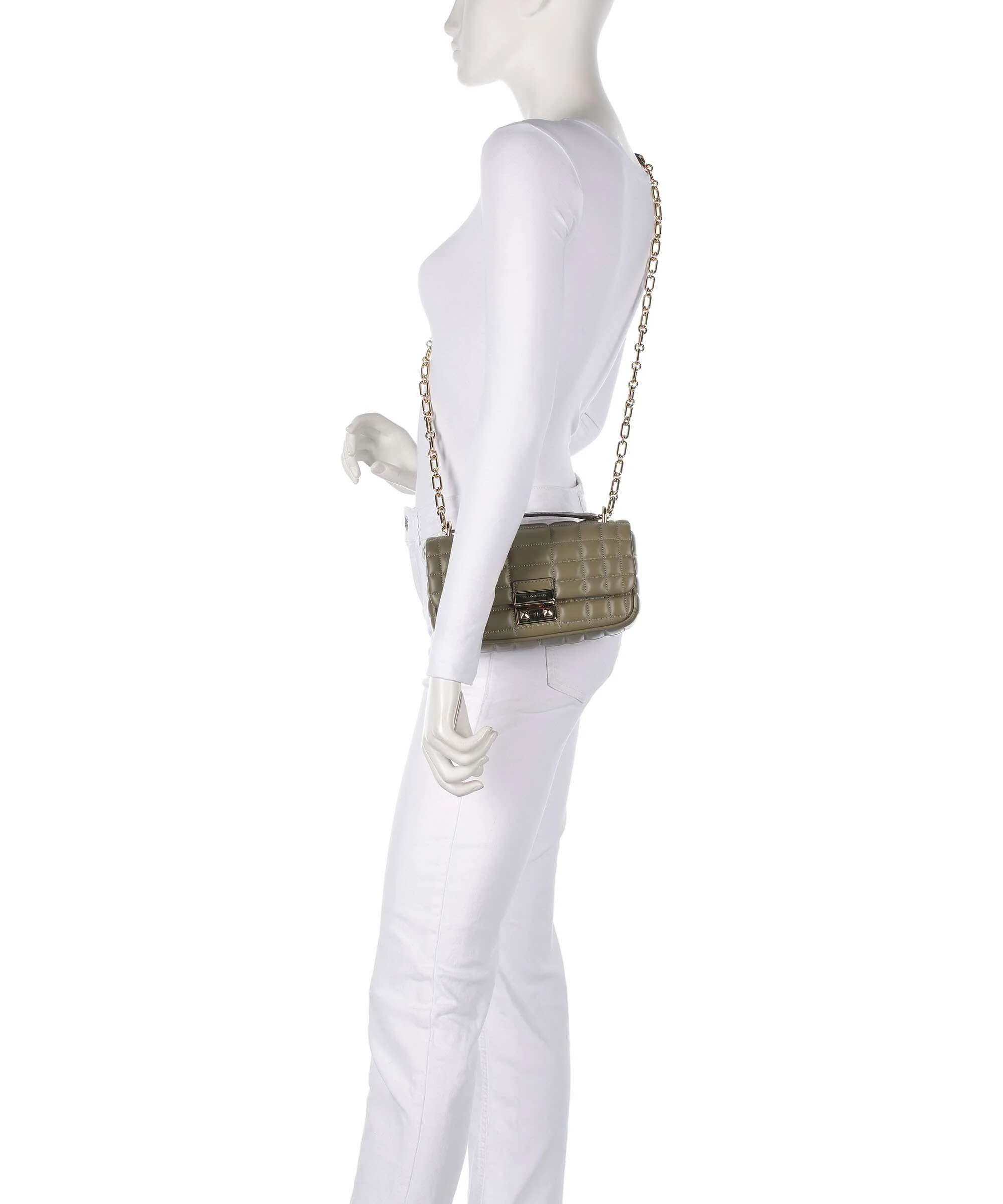 Michael Kors Tribeca Schoudertas safari green - Image 4