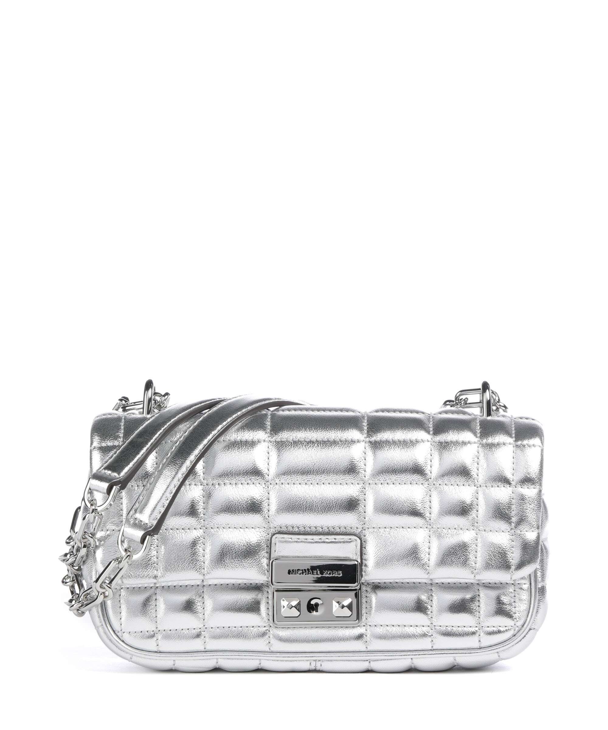 Michael Kors Tribeca Schoudertas silver