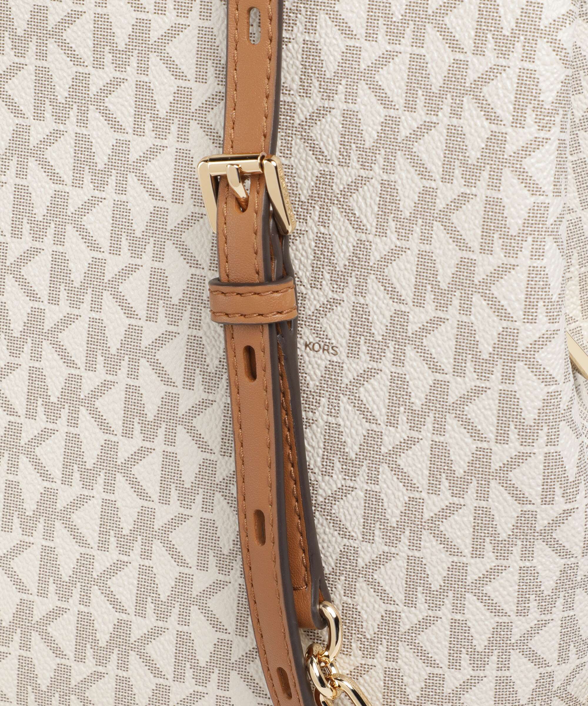 Michael Kors Tribeca Small Rugzak vanilla/acorn - Image 4