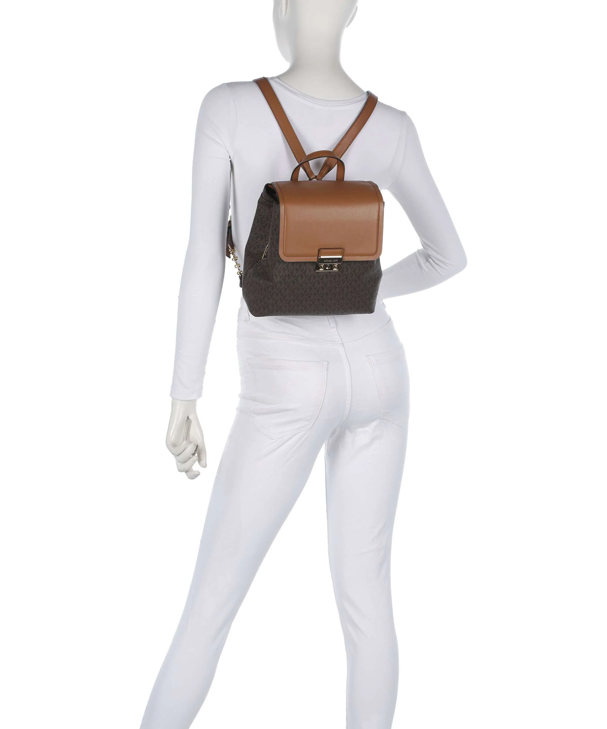 Michael Kors Tribeca Small Rugzak brown/acorn - Image 3