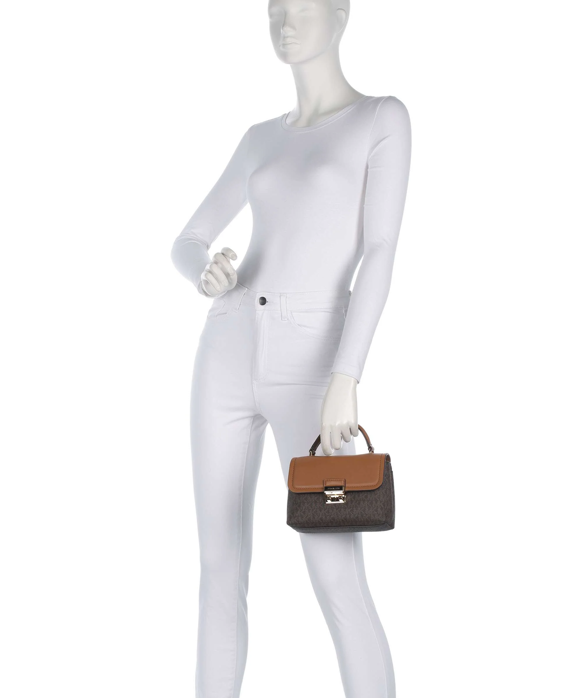 Michael Kors Tribeca XS Handtas brown/acorn - Image 3