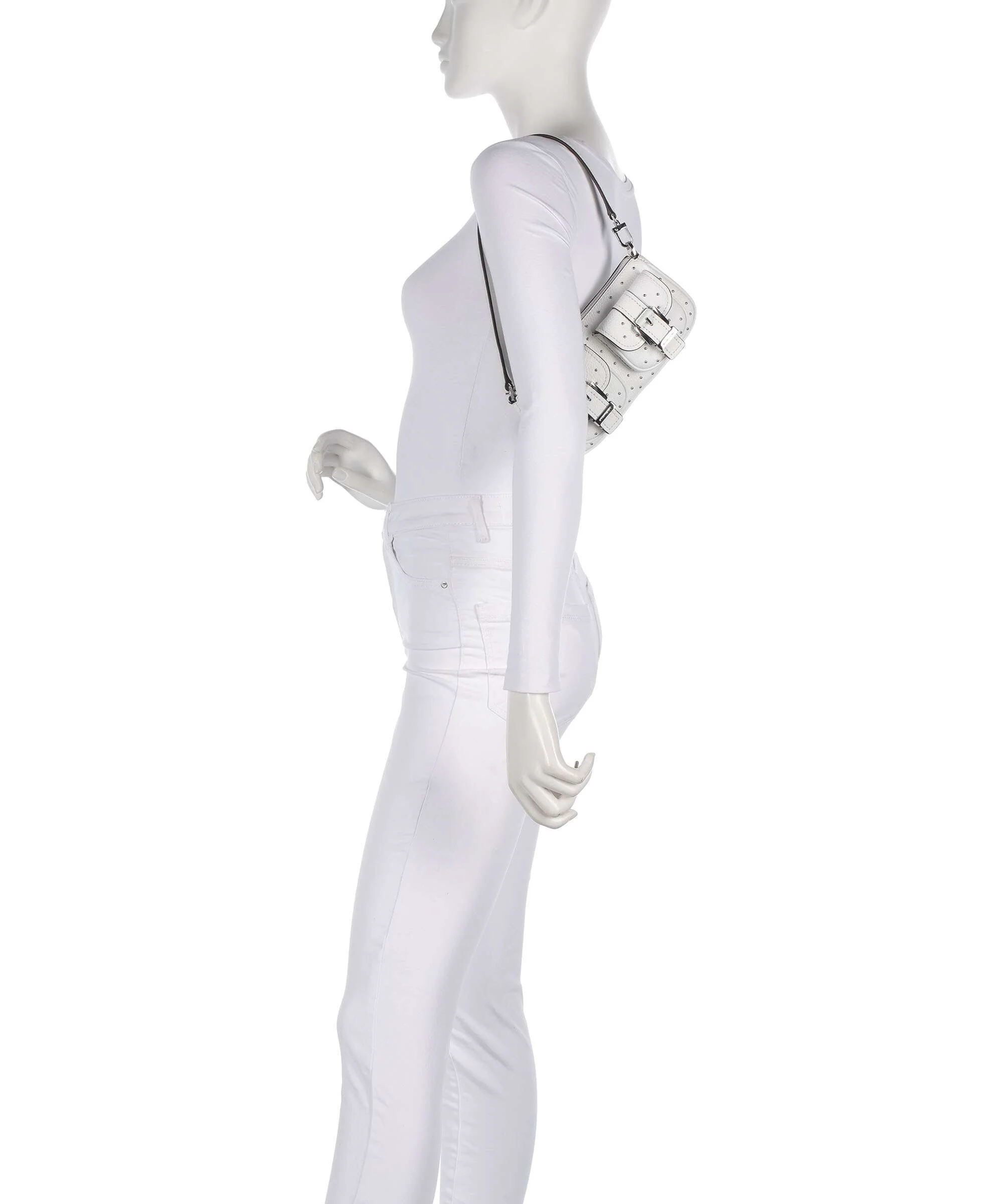 Michael Kors Zoe Small Schoudertas optic white - Image 3
