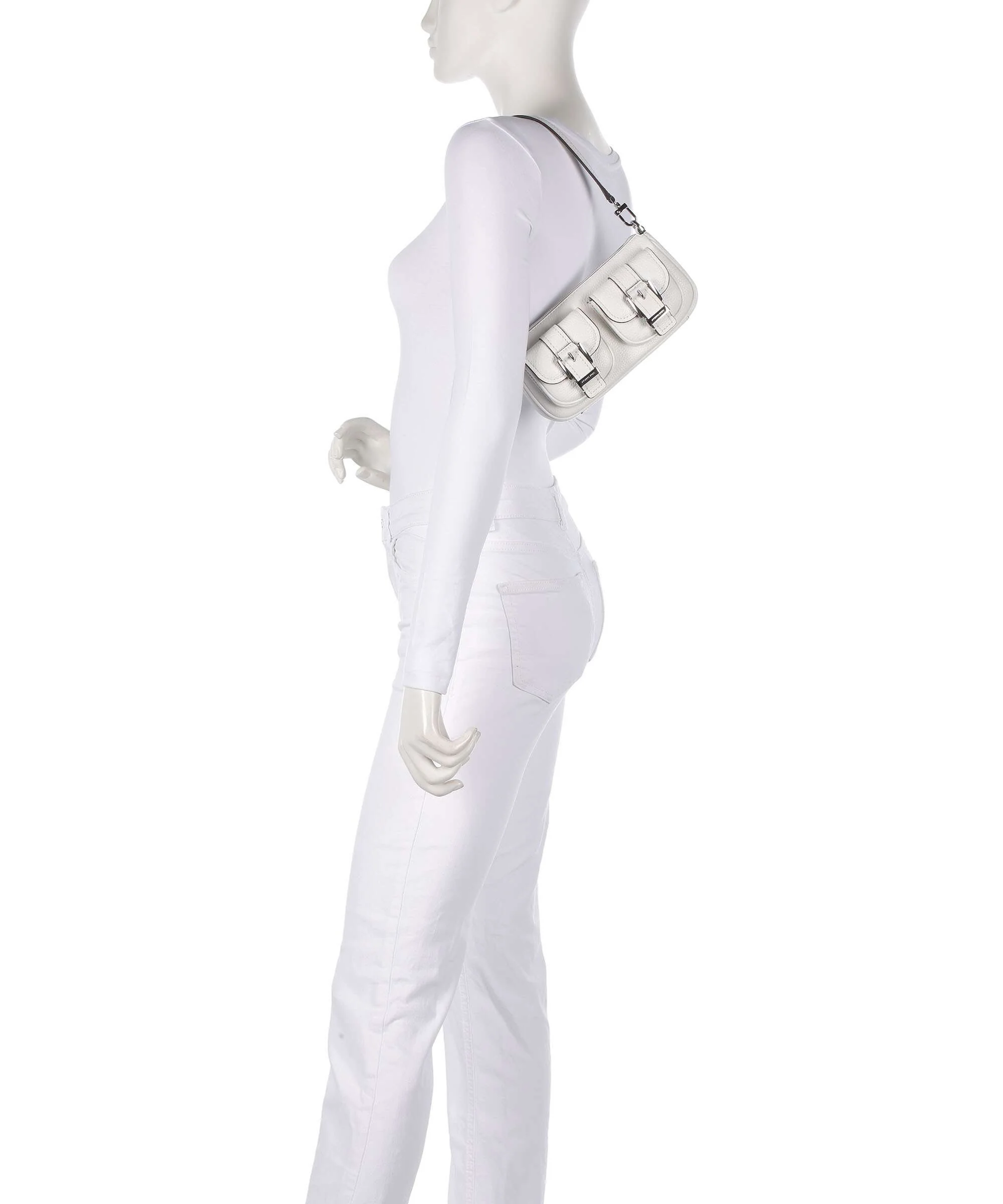 Michael Kors Zoe Small Schoudertas optic white - Image 3