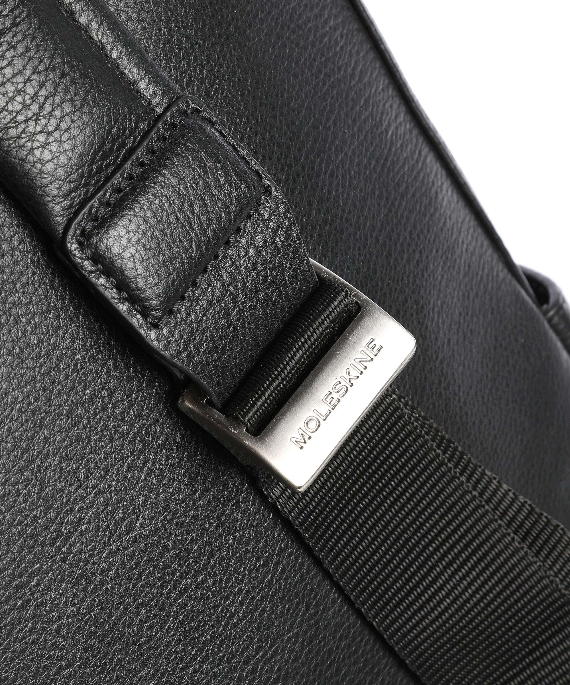 Moleskine Classic Leather Rugzak schwarz - Image 5
