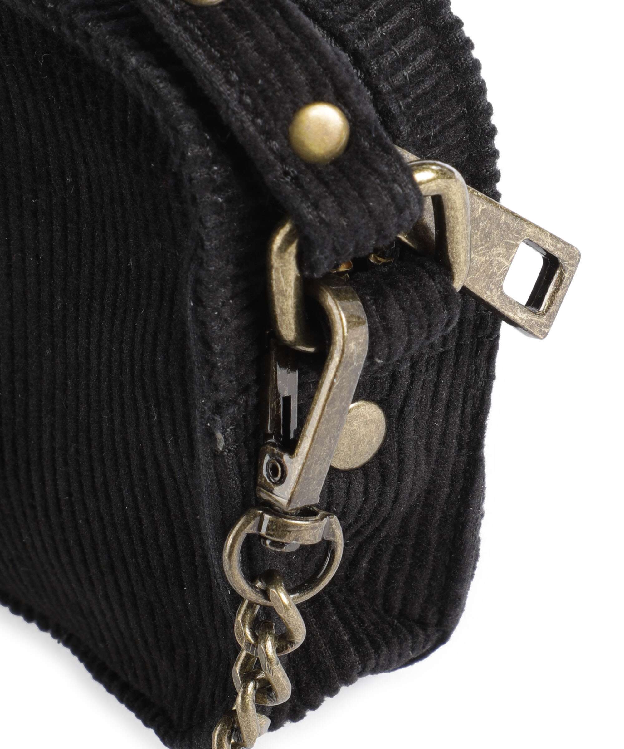 Núnoo Corduroy Helena Crossbody tas black - Image 4