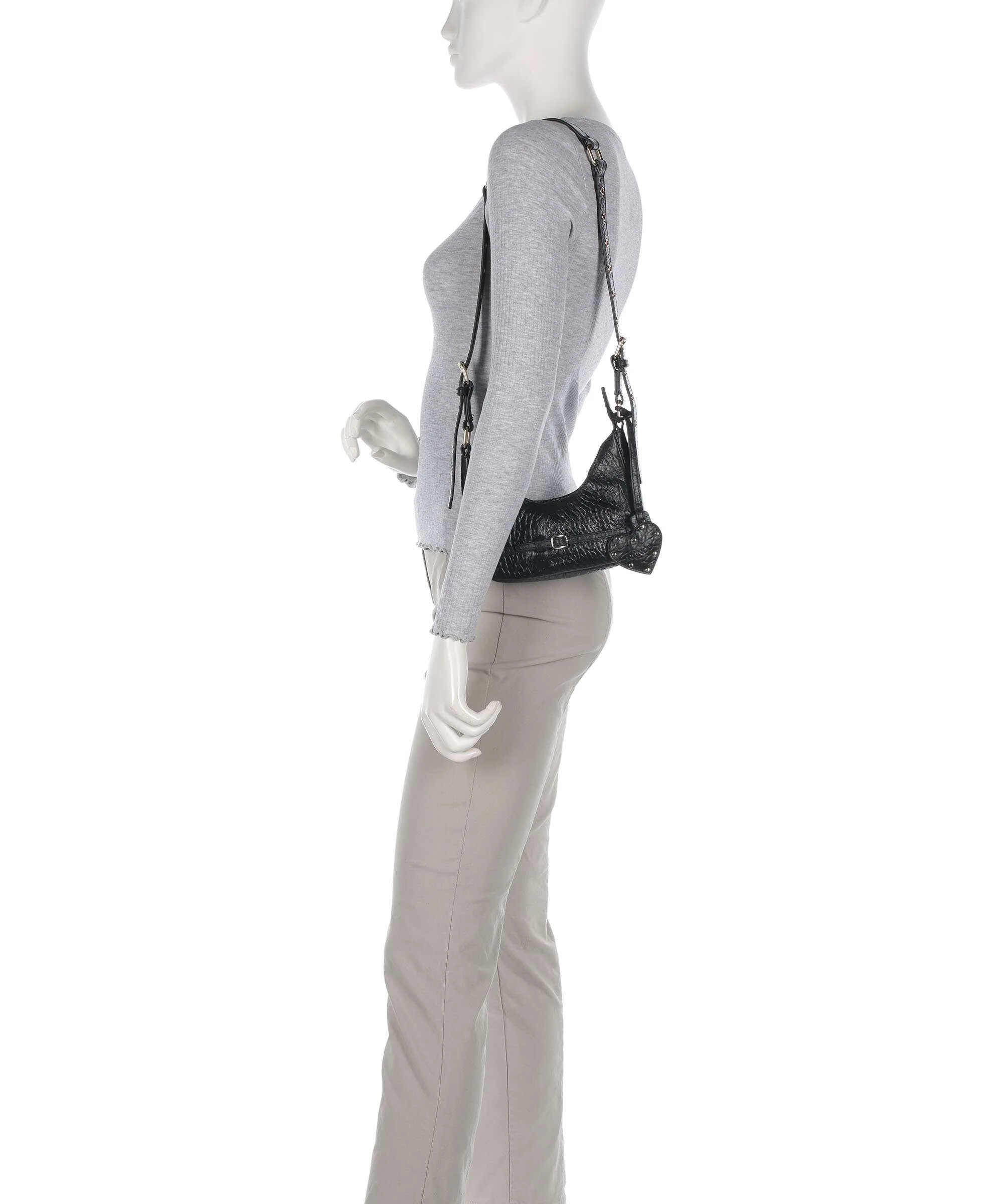 Núnoo New Zealand Palma Belt Crossbody tas black - Image 3