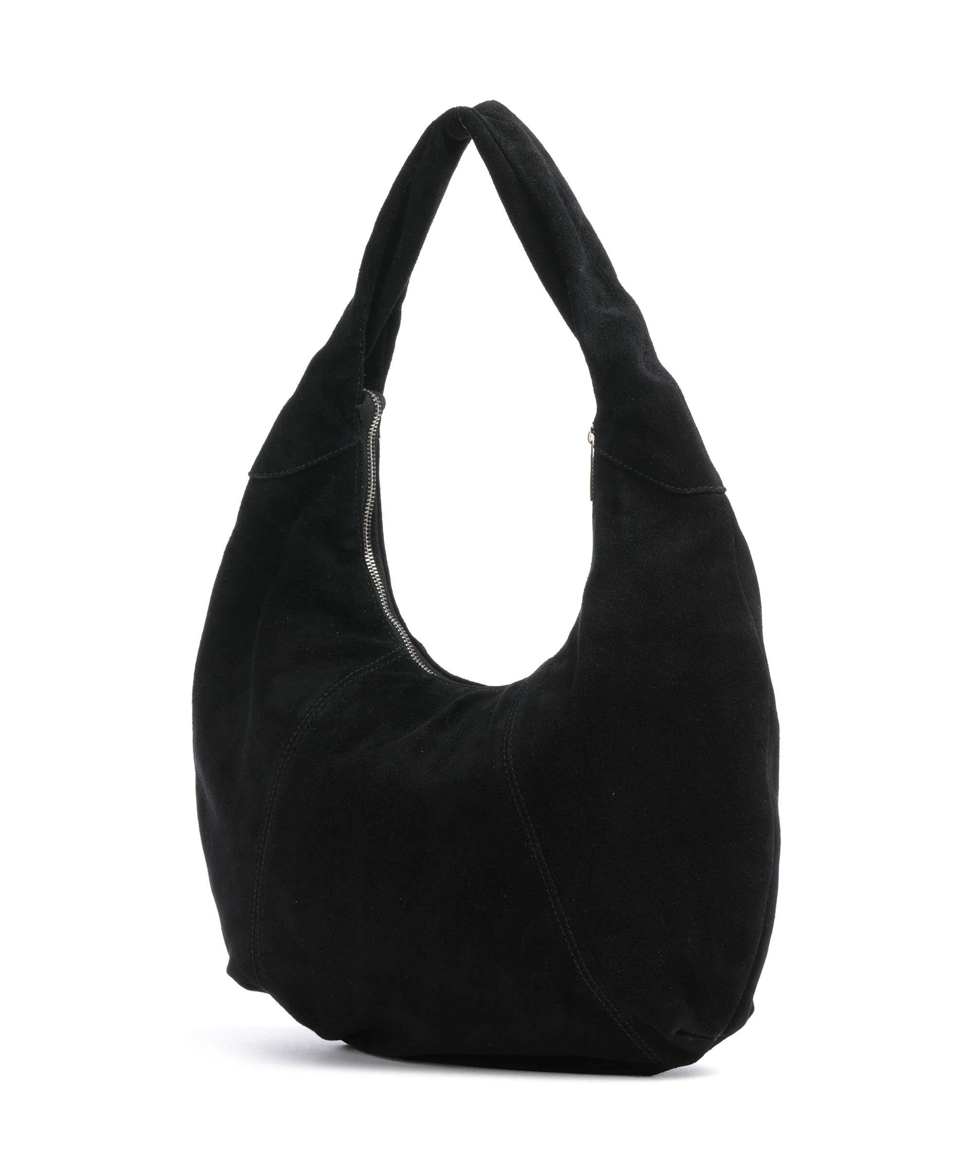 Núnoo Suede Gabi Hobo tas black - Image 2