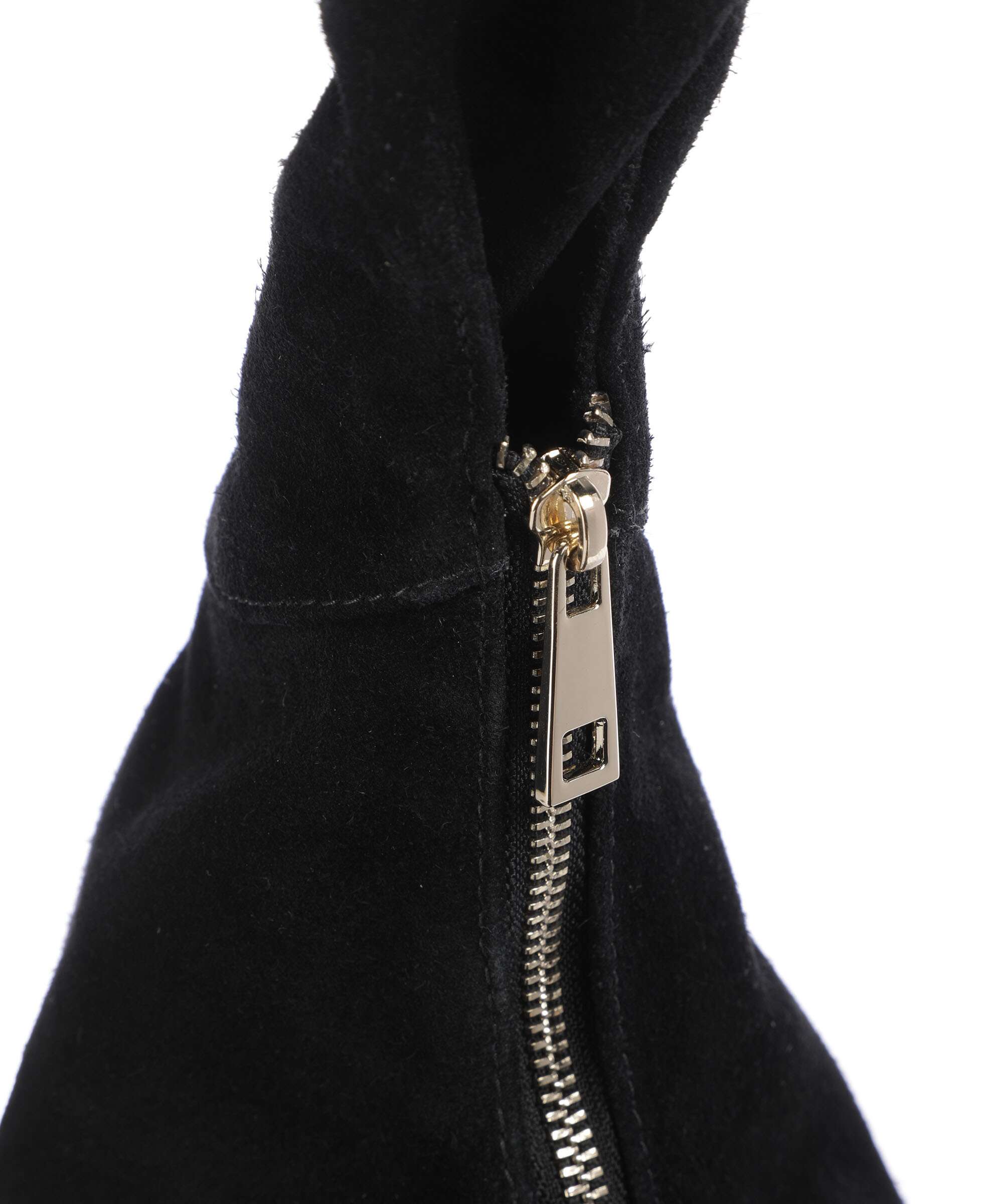 Núnoo Suede Gabi Hobo tas black - Image 4