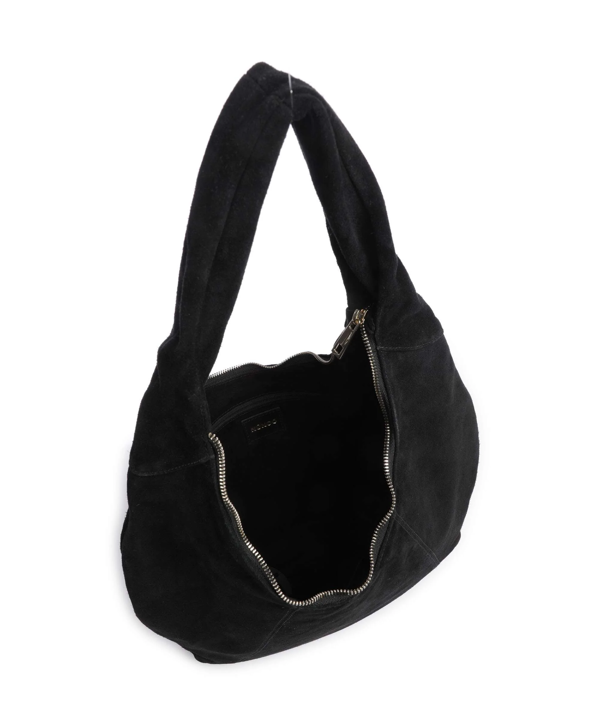 Núnoo Suede Gabi Hobo tas black - Image 6