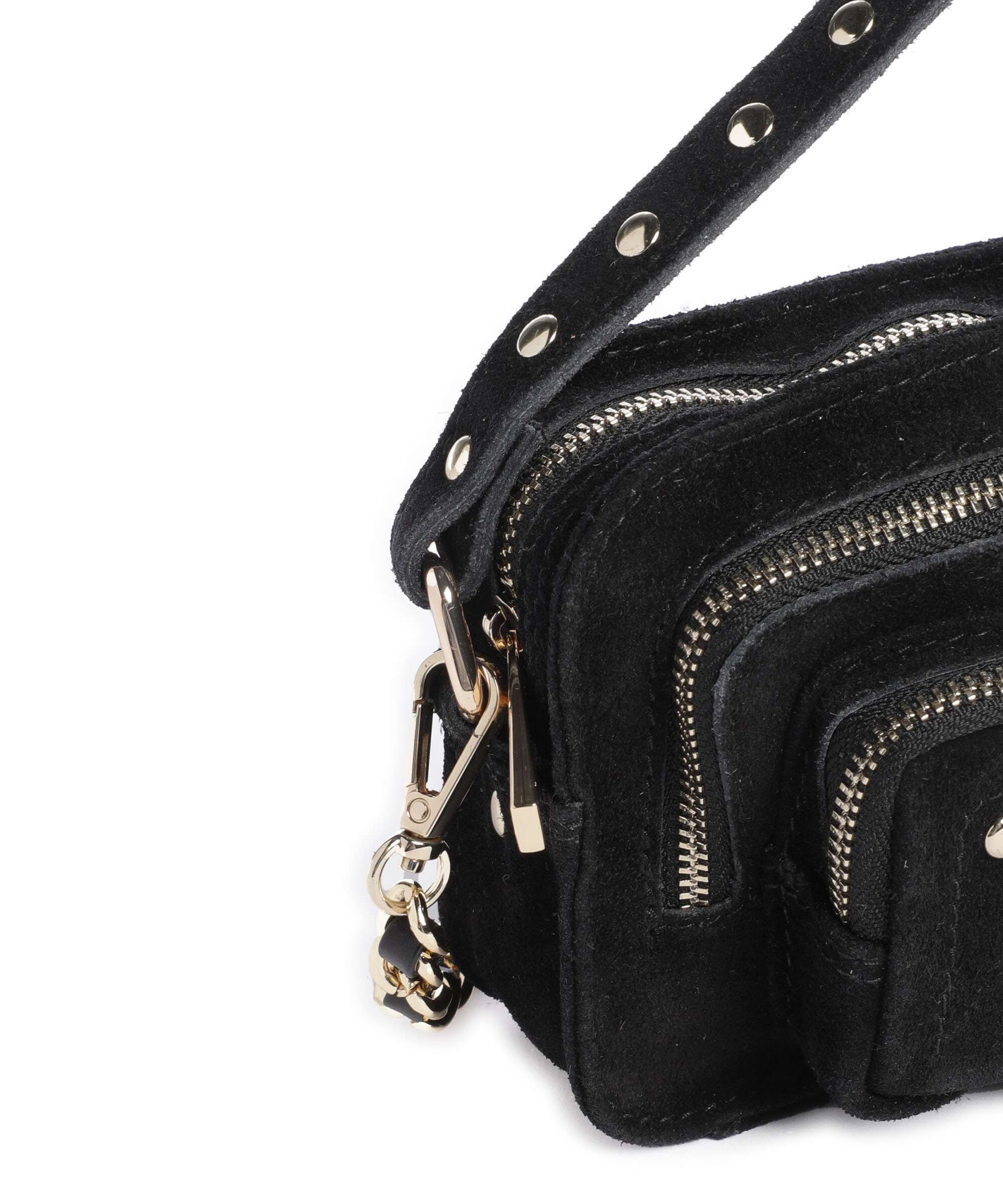 Núnoo Suede Helena Crossbody tas black - Image 4