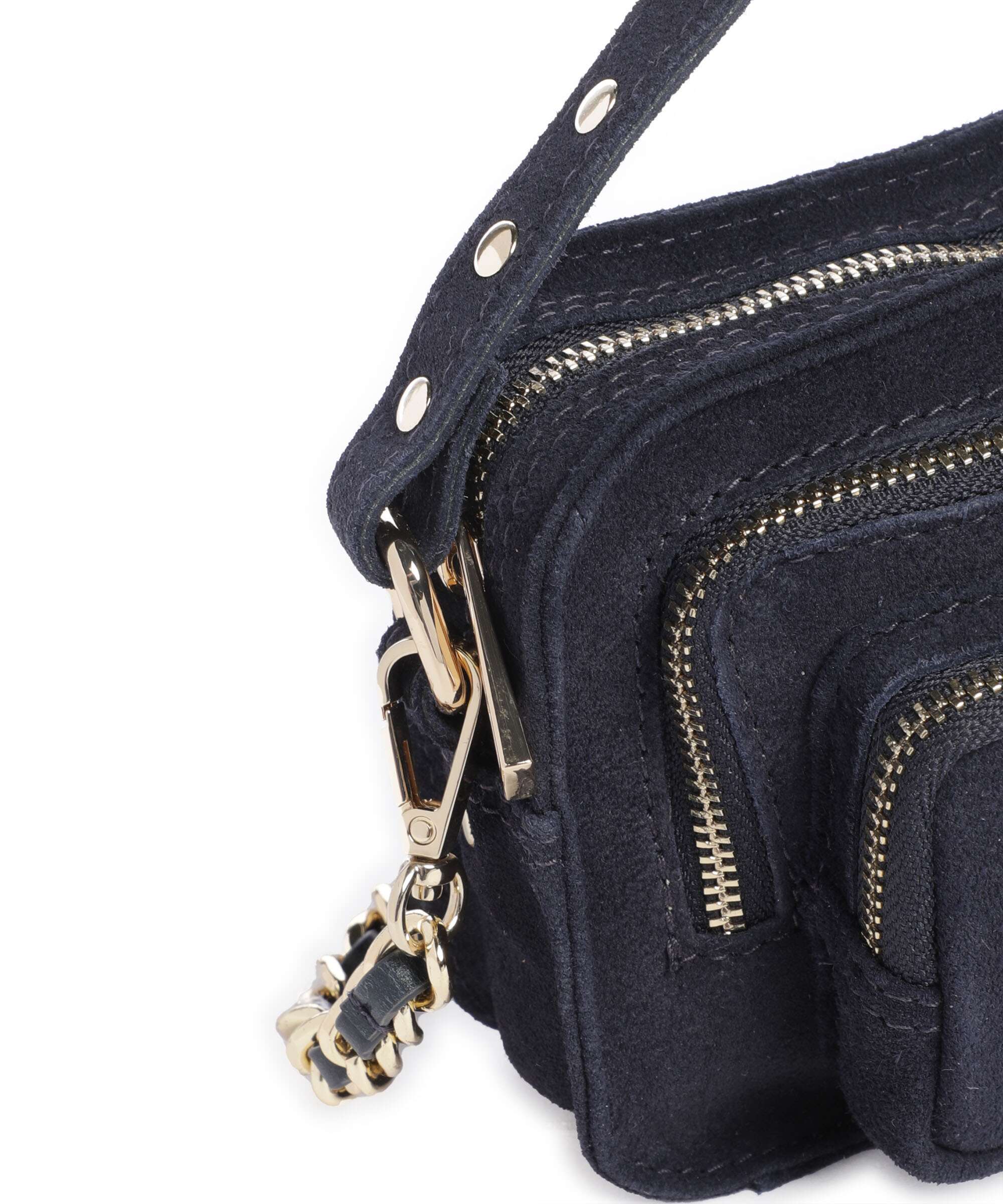 Núnoo Suede Helena Crossbody tas navy - Image 4