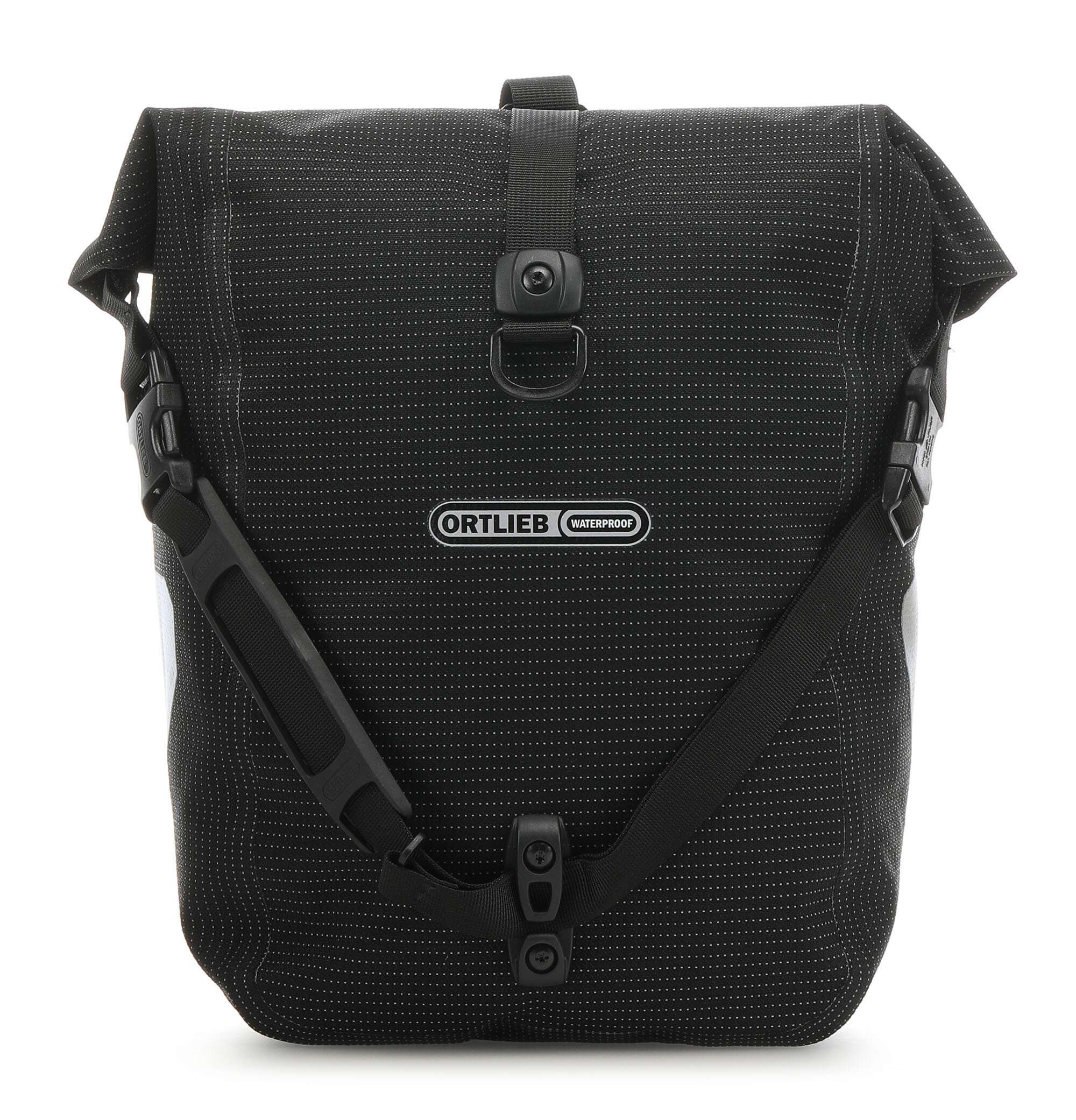 Ortlieb Sport-Roller High Visibility QL2.1 Set Tas voor bagagedrager black reflective