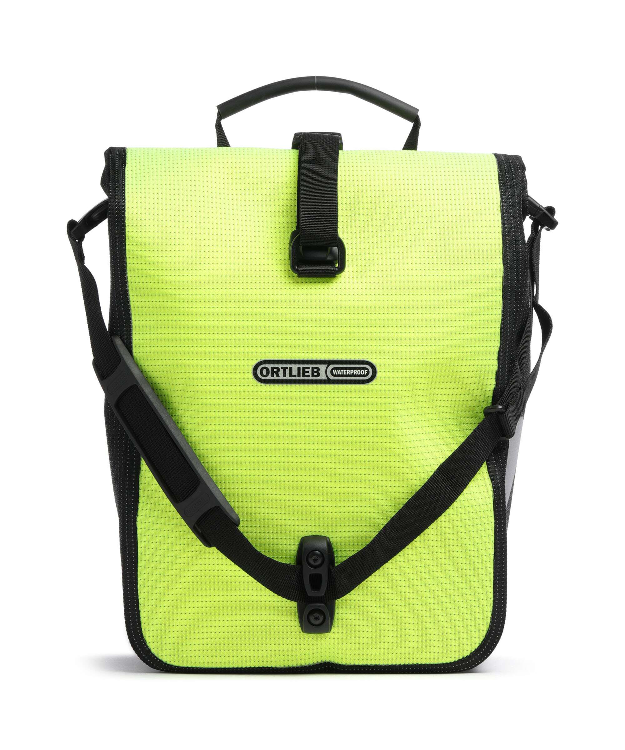 Ortlieb Sport-Roller High Visibility QL2.1 Tas voor bagagedrager neon yellow/black reflective