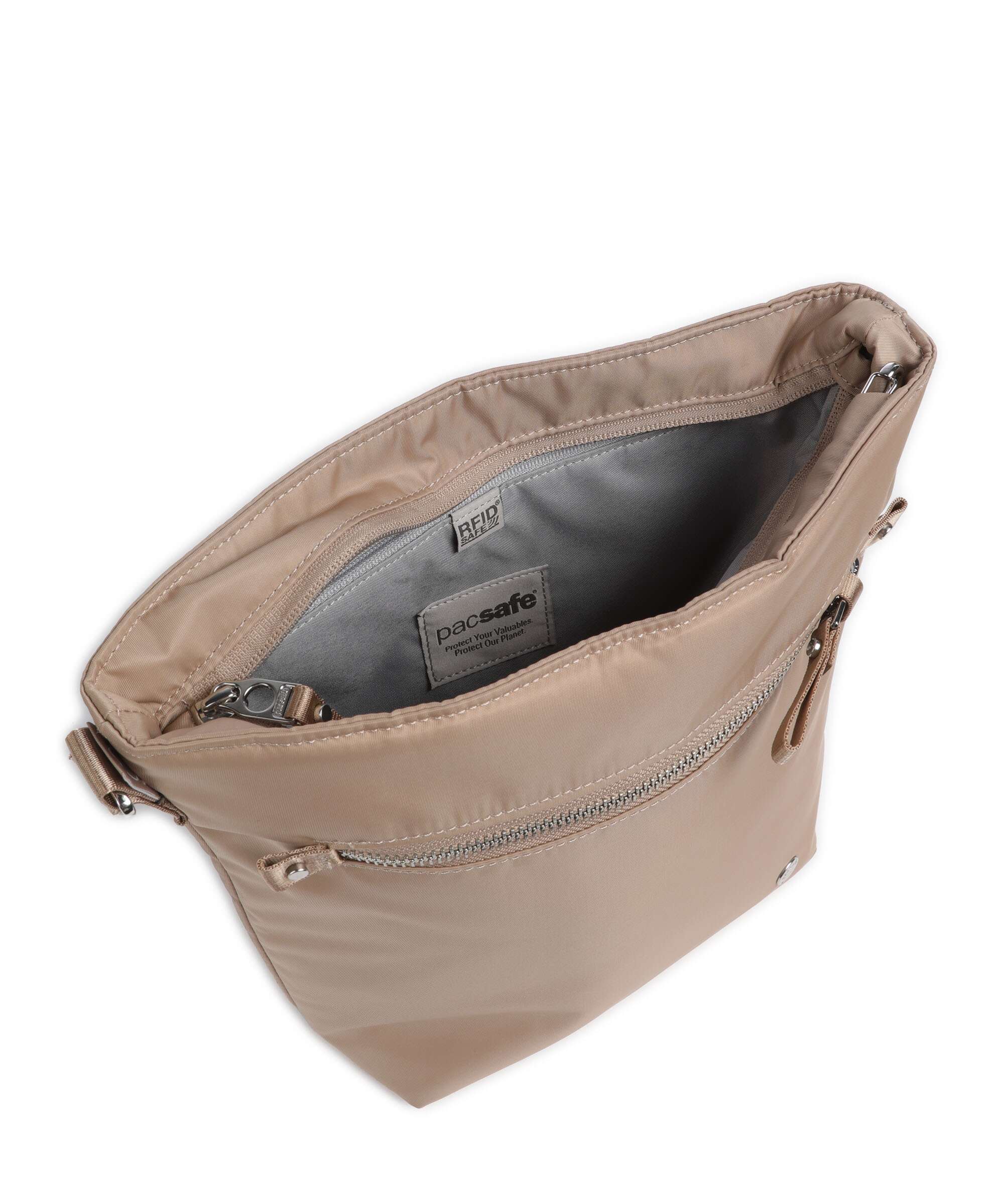 Pacsafe Schoudertas taupe - Image 6