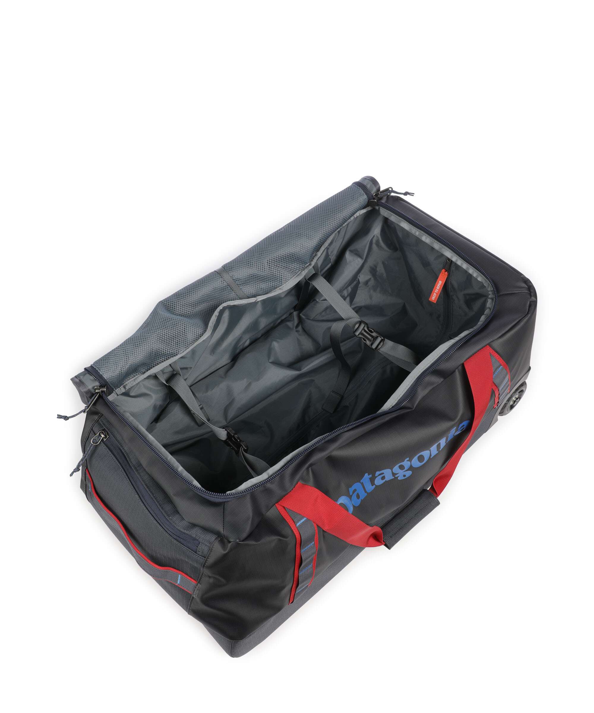 Patagonia Black Hole 70 Reistas met wielen smolder blue w/amanita red - Image 6