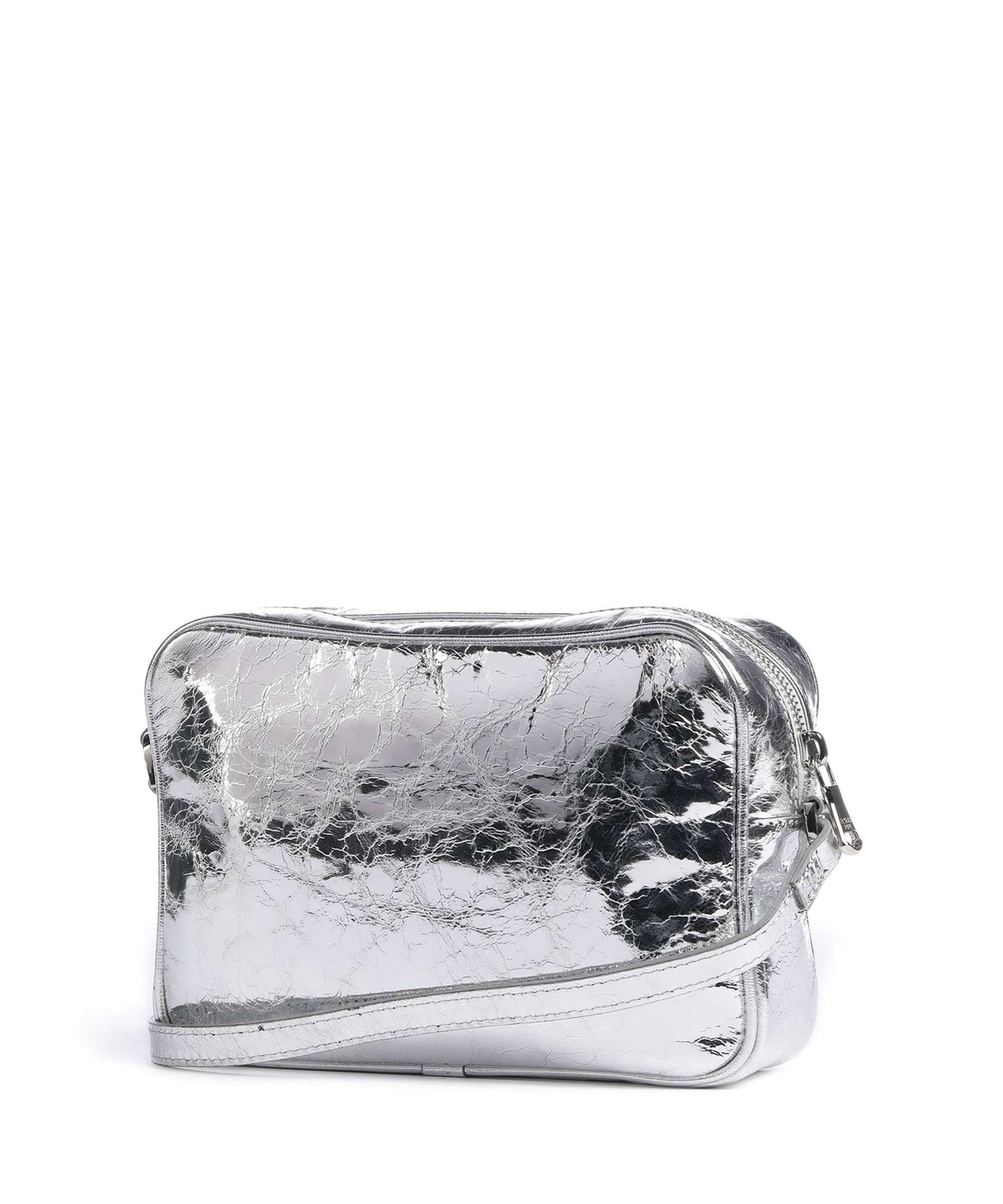 Patrizia Pepe Crossbody tas craquele silver - Image 2