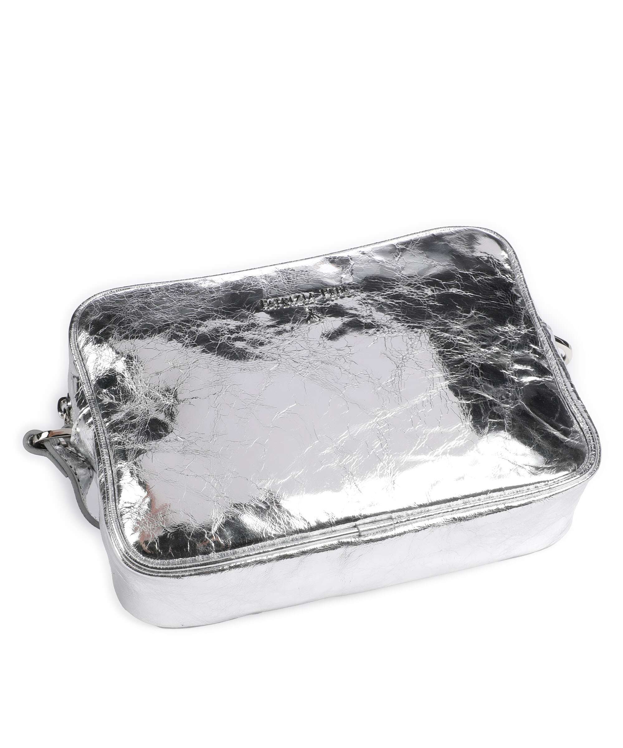 Patrizia Pepe Crossbody tas craquele silver - Image 5