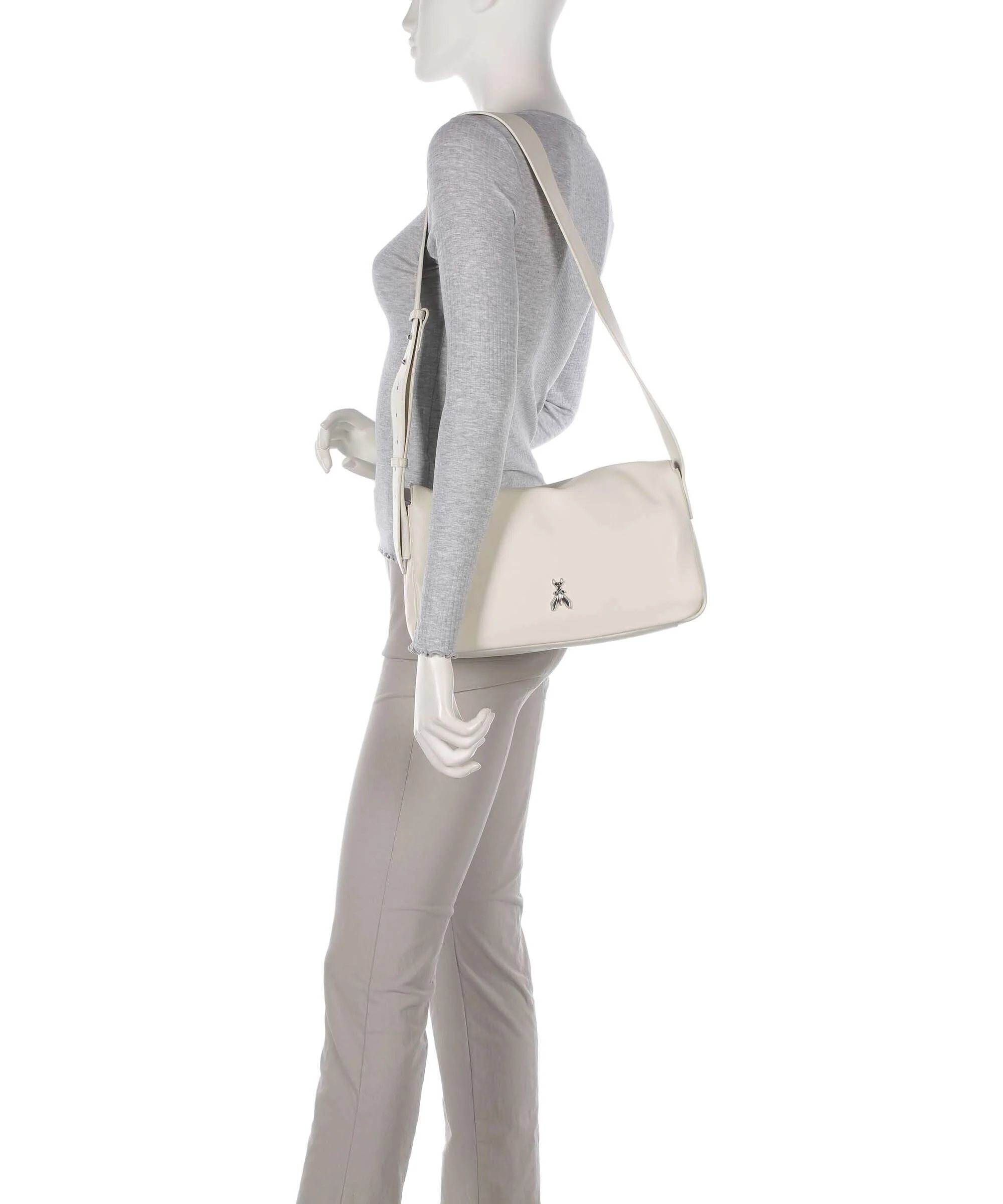 Patrizia Pepe Reverse Crossbody tas offwhite - Image 3