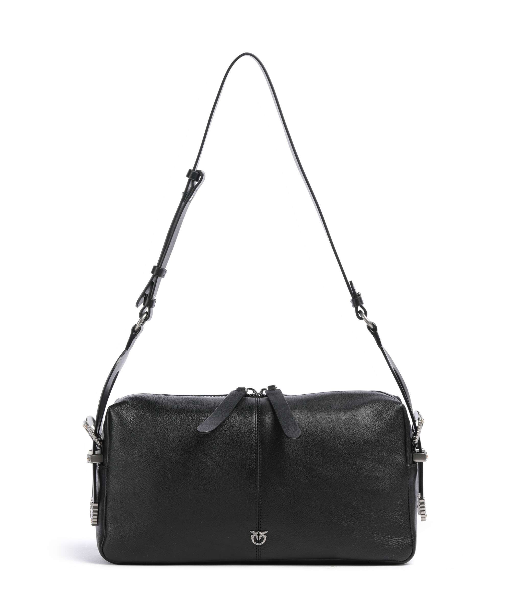 Pinko 24 Classic Schoudertas nero/old silver