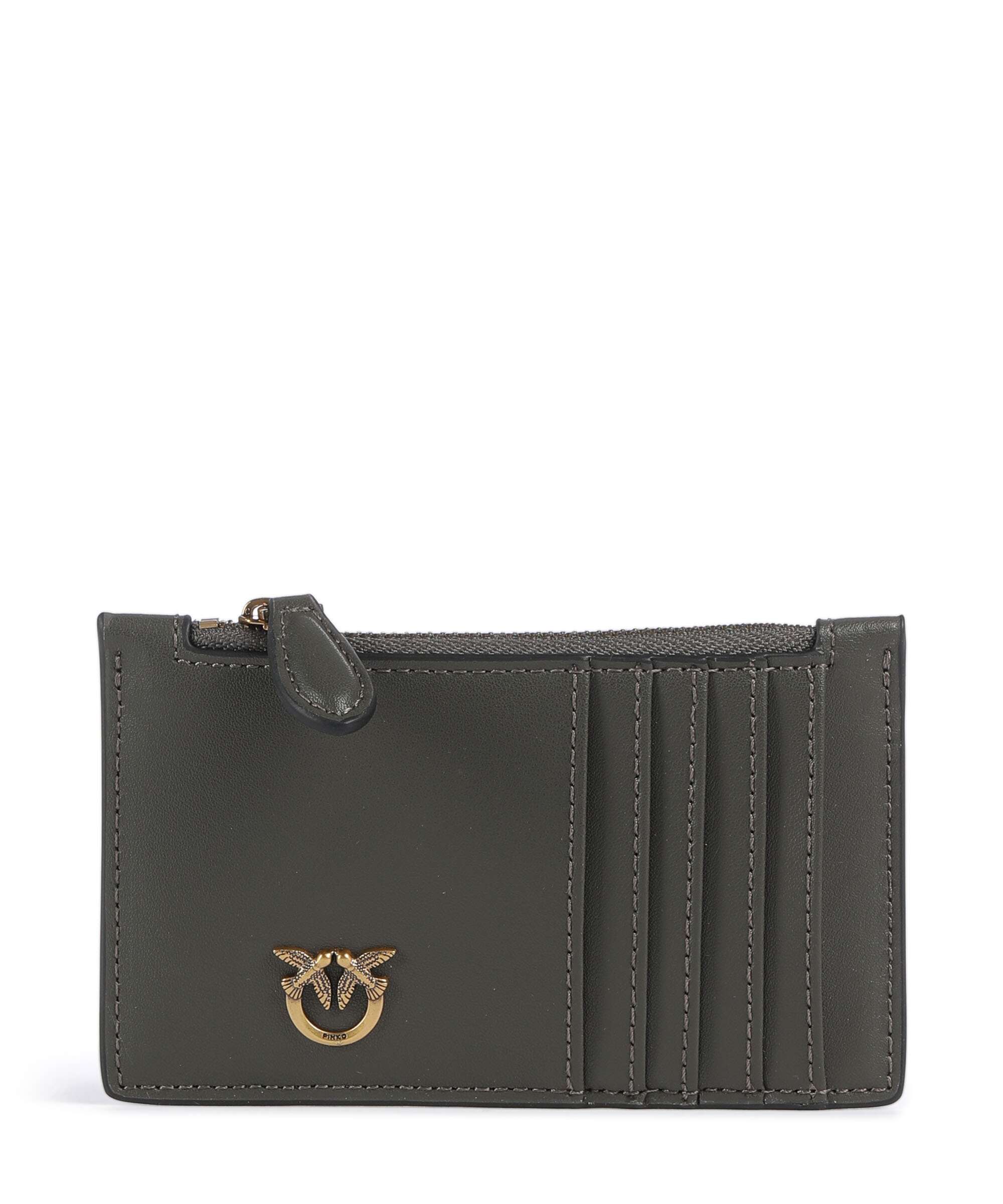 Pinko Airone Creditcardhouder verde fango/antique gold