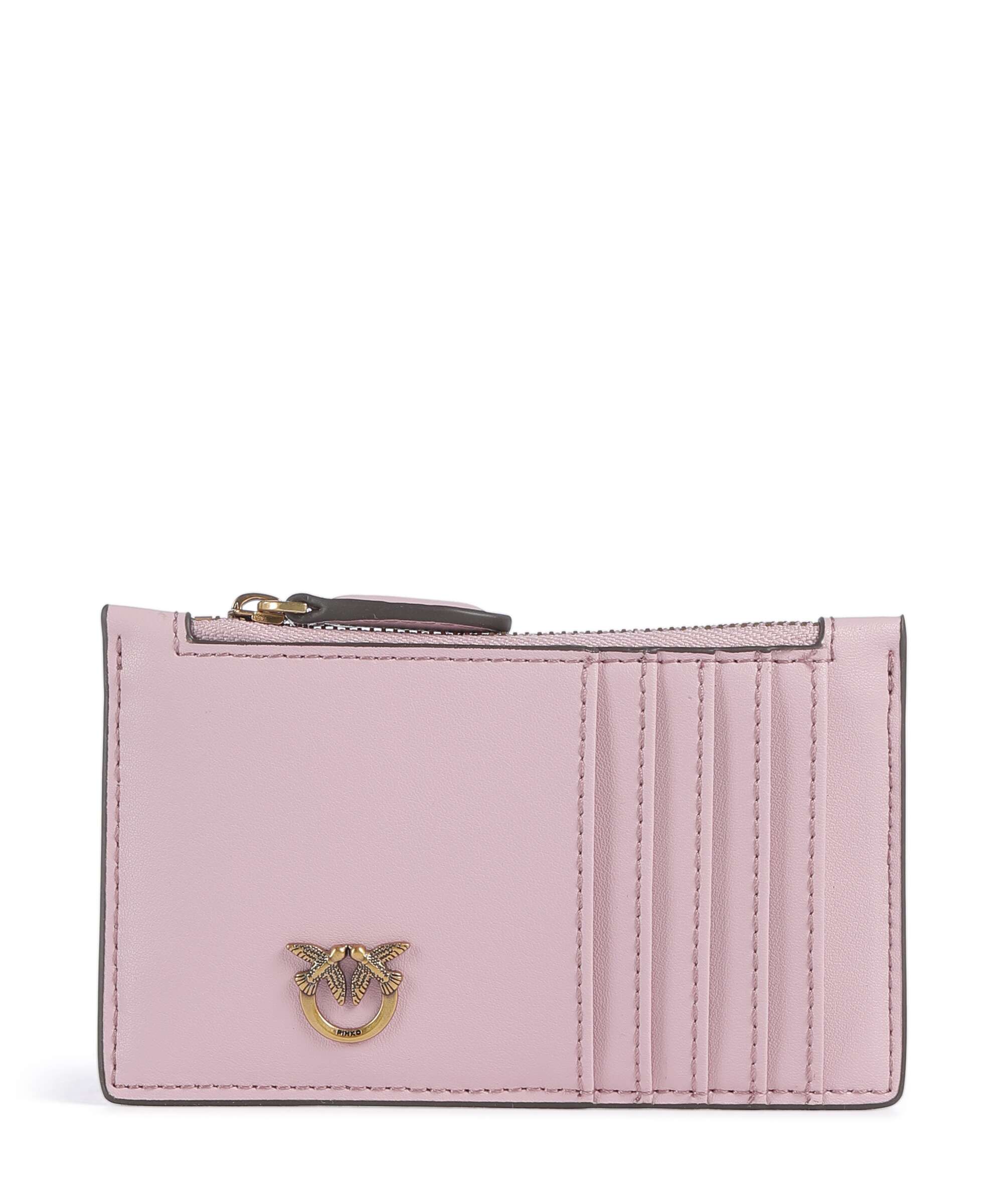 Pinko Airone Creditcardhouder rosa chiaro/antique gold