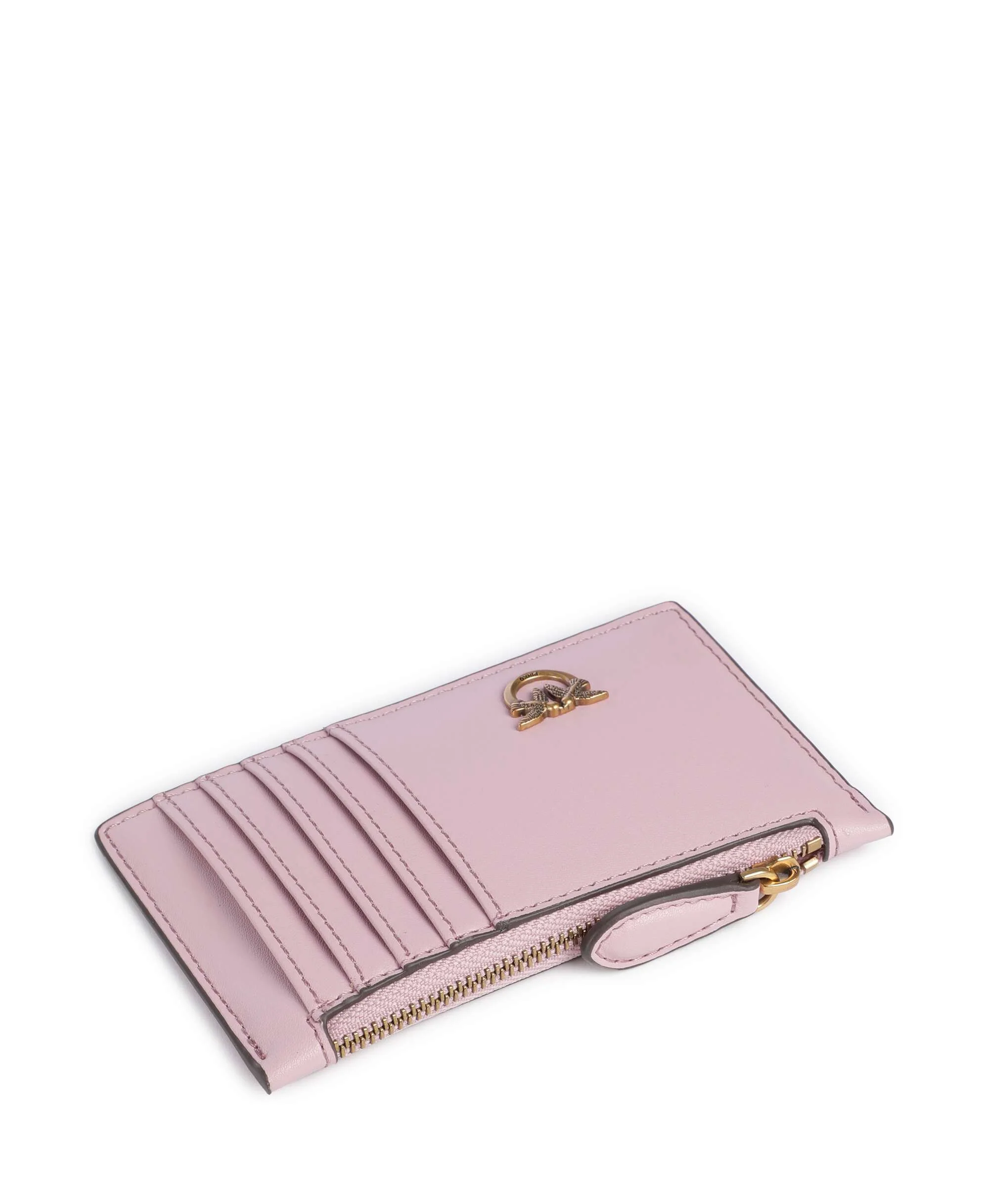 Pinko Airone Creditcardhouder rosa chiaro/antique gold - Image 3