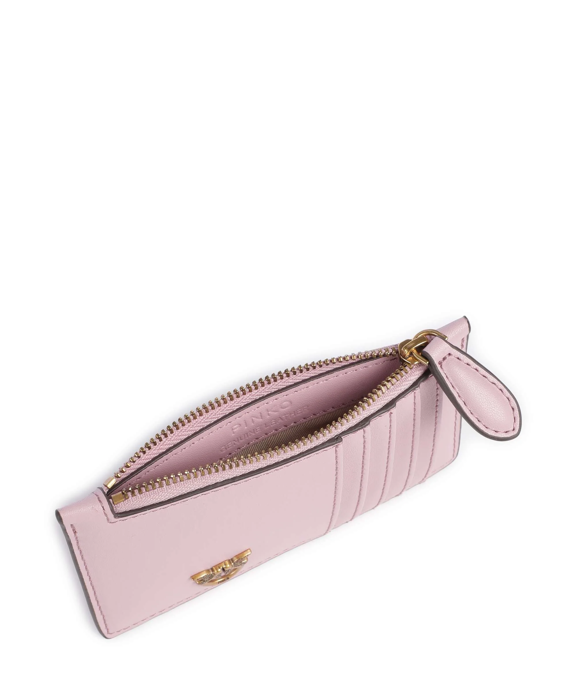 Pinko Airone Creditcardhouder rosa chiaro/antique gold - Image 4