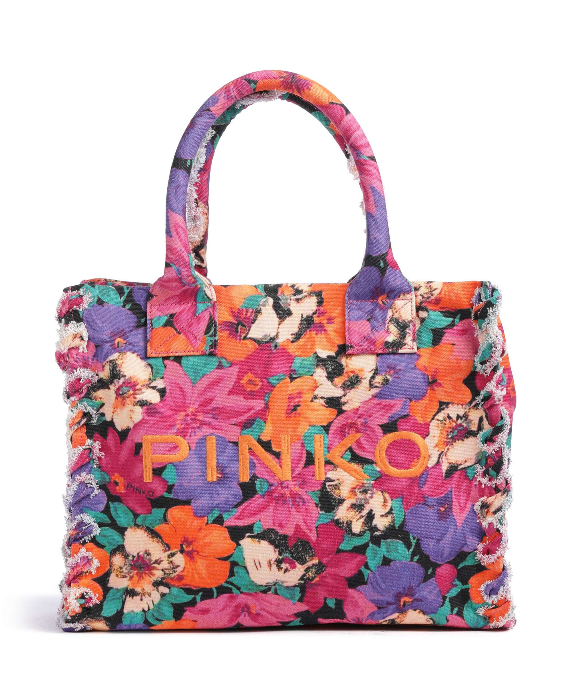Pinko Beach Handtas fuxia/multicolor/antique gold