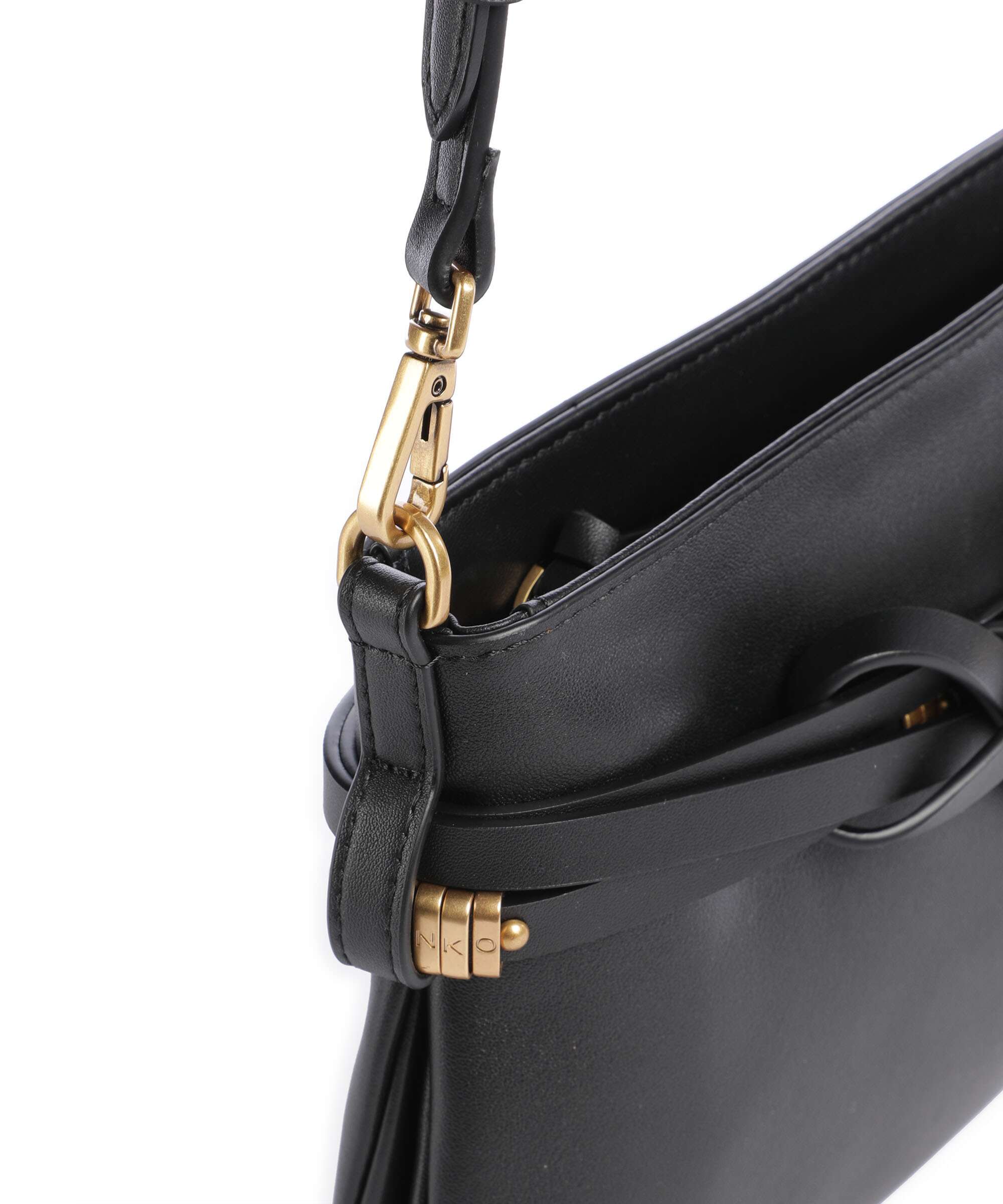 Pinko Belt Mini Schoudertas nero/antique gold - Image 5