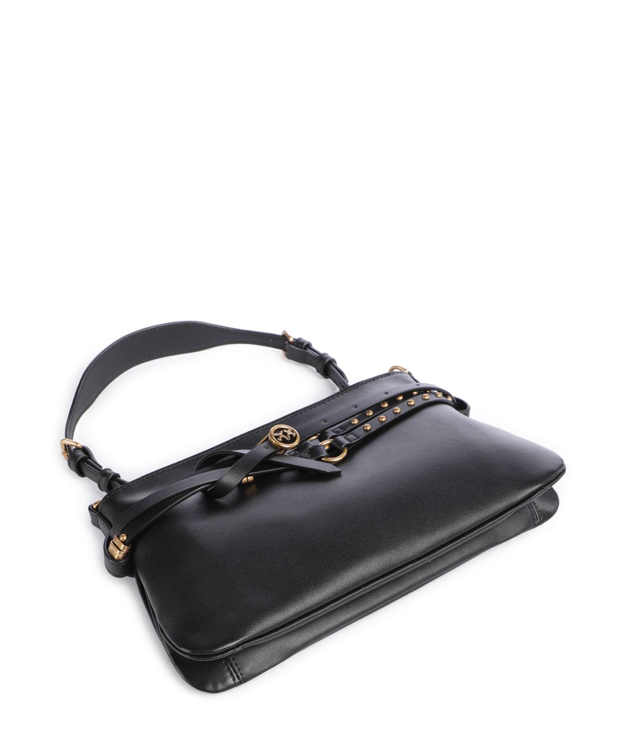 Pinko Belt Mini Schoudertas nero/antique gold - Image 6