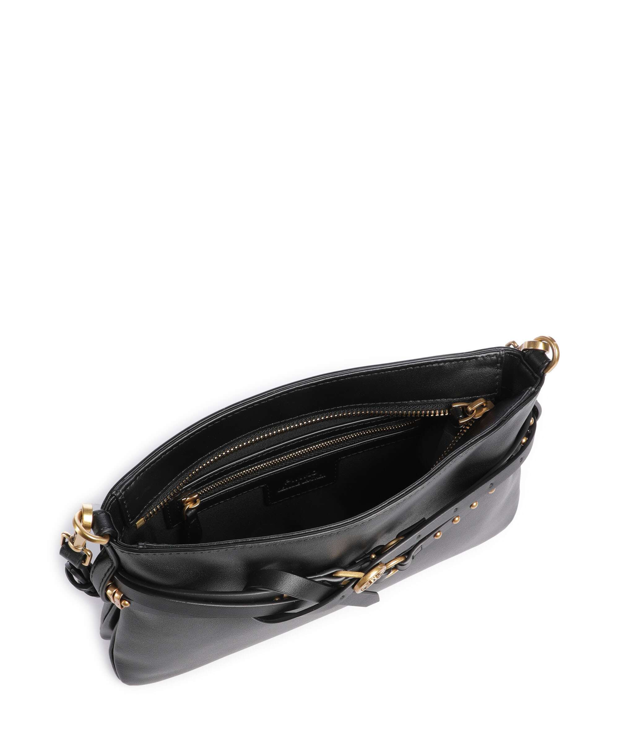 Pinko Belt Mini Schoudertas nero/antique gold - Image 7